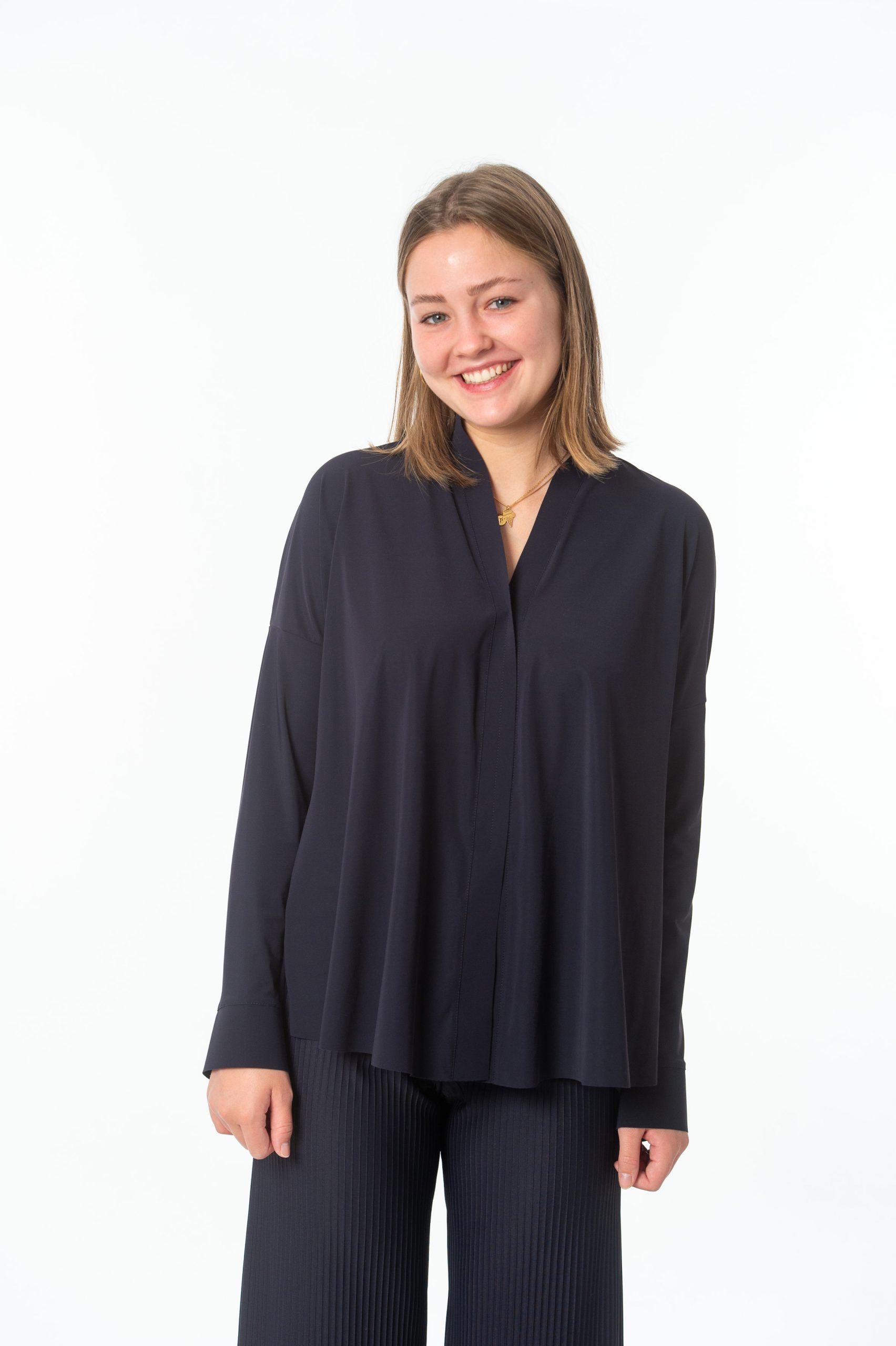 SASSENBACH_STYLE Bluse LIA nightblue (940)