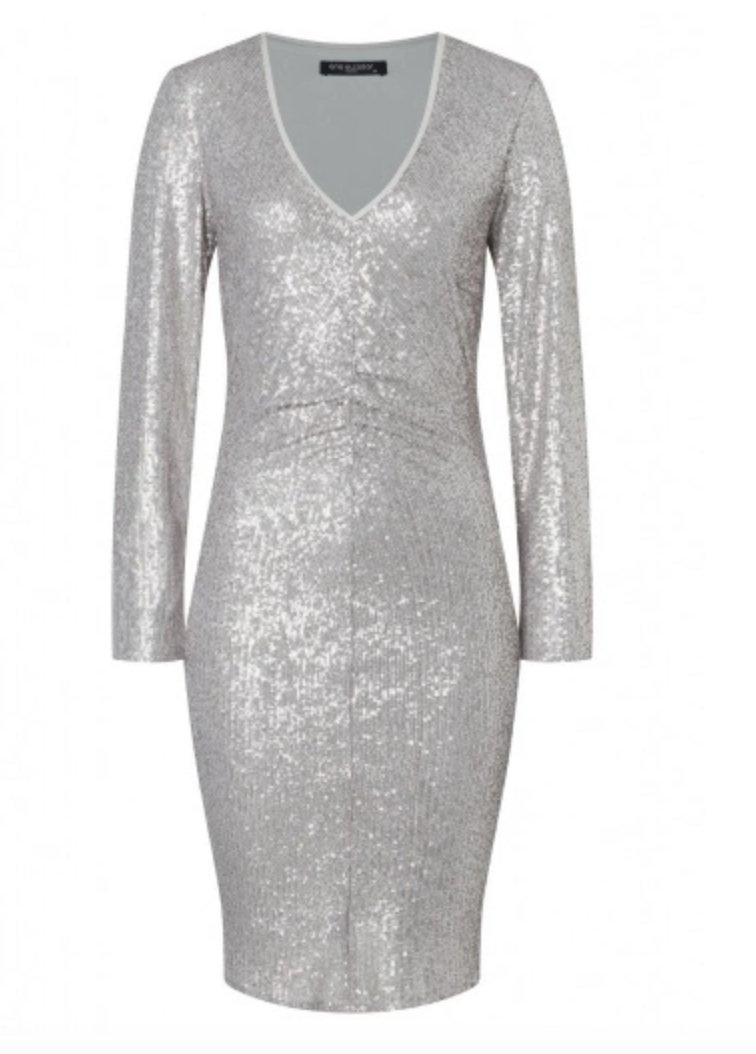 ANA ALCAZAR Kleid TADIA silber