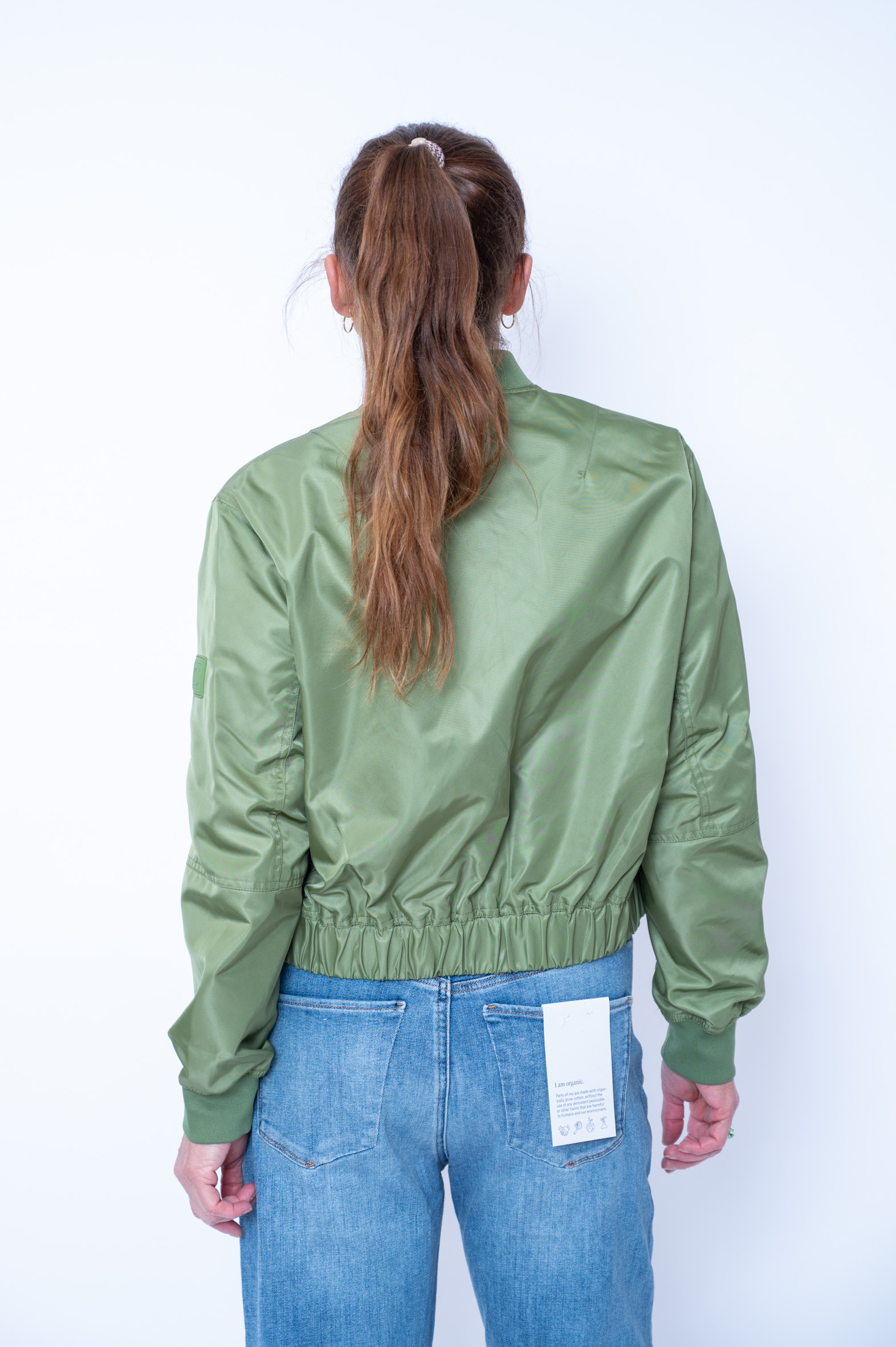 LUISA CERANO TAFT-Blouson smoky green