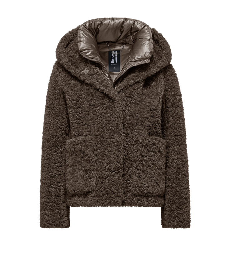 BOMBOOGIE Overcoat urban bronze & schwarz