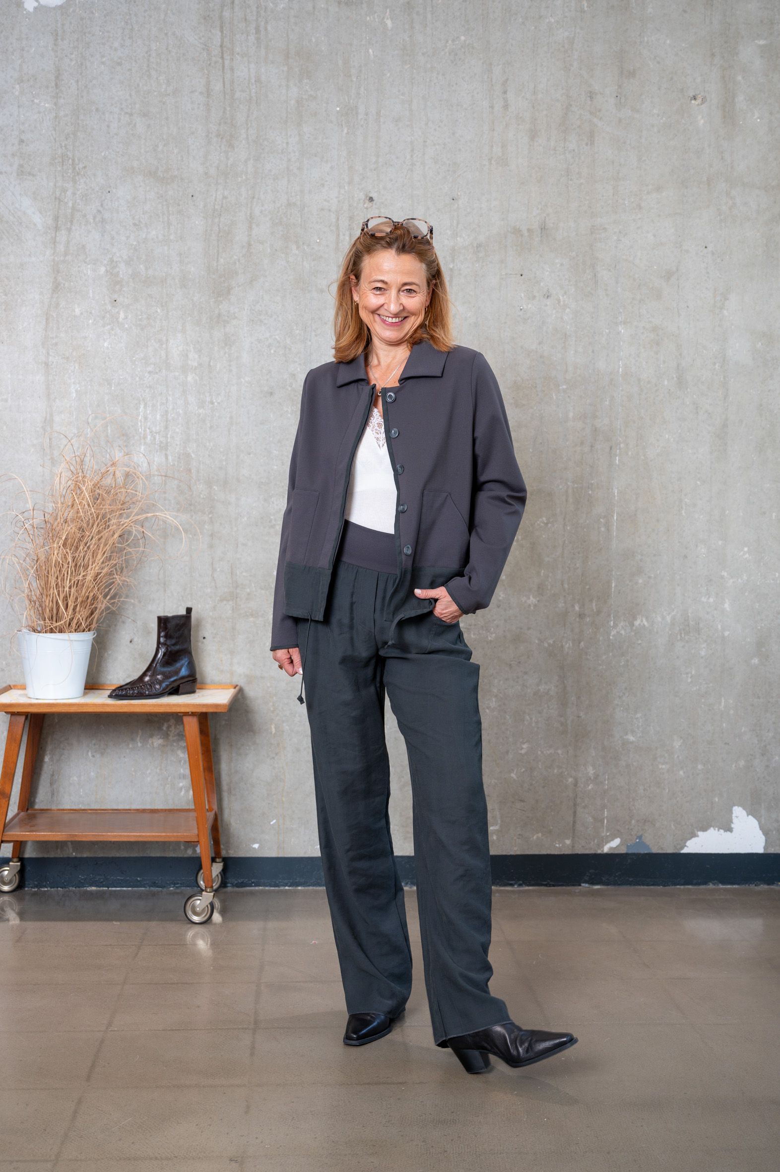 ANIA SCHIERHOLT Jacke 3352/66 anthra