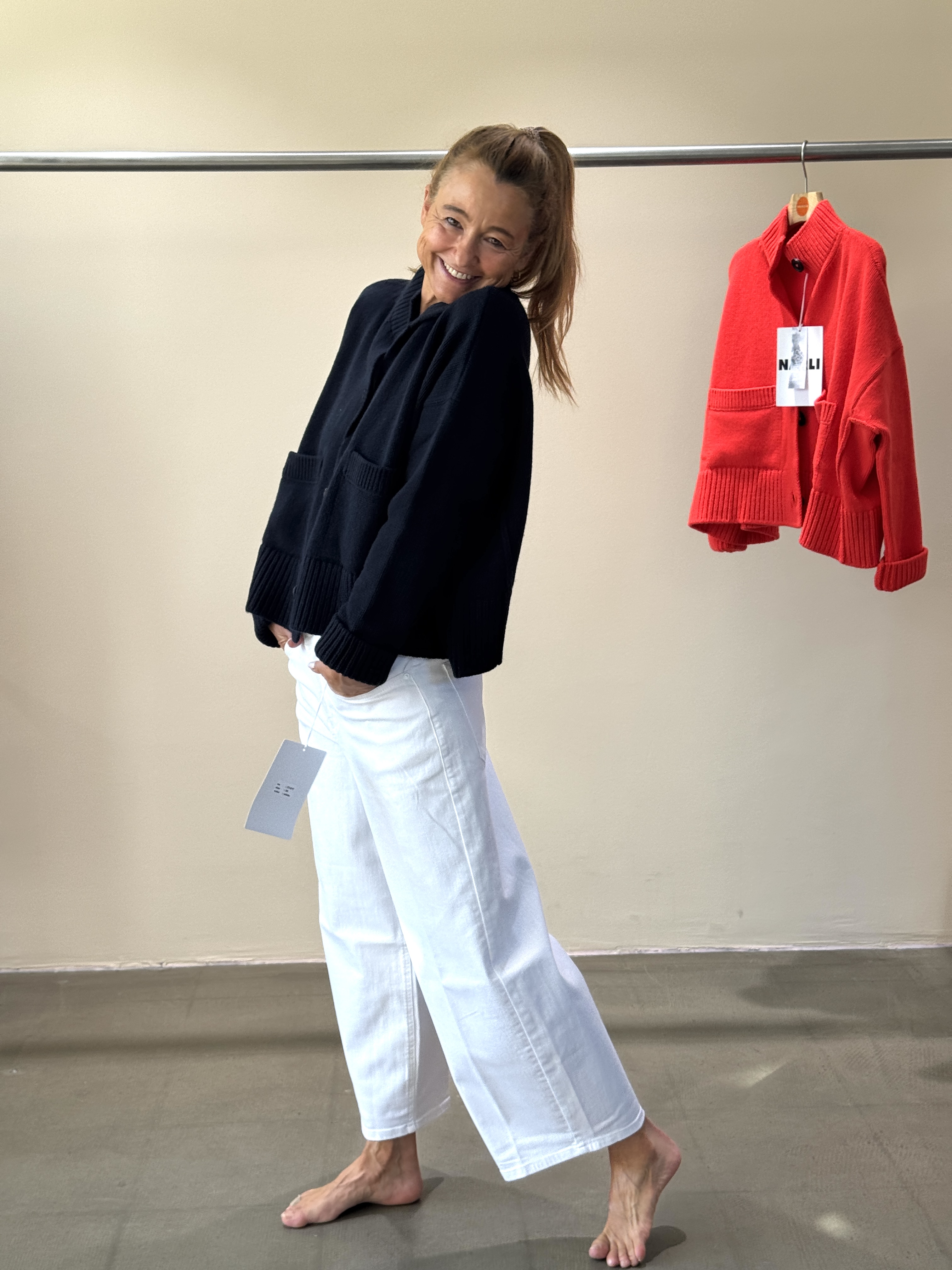 NARLI Cardigan FIRE & NIGHT