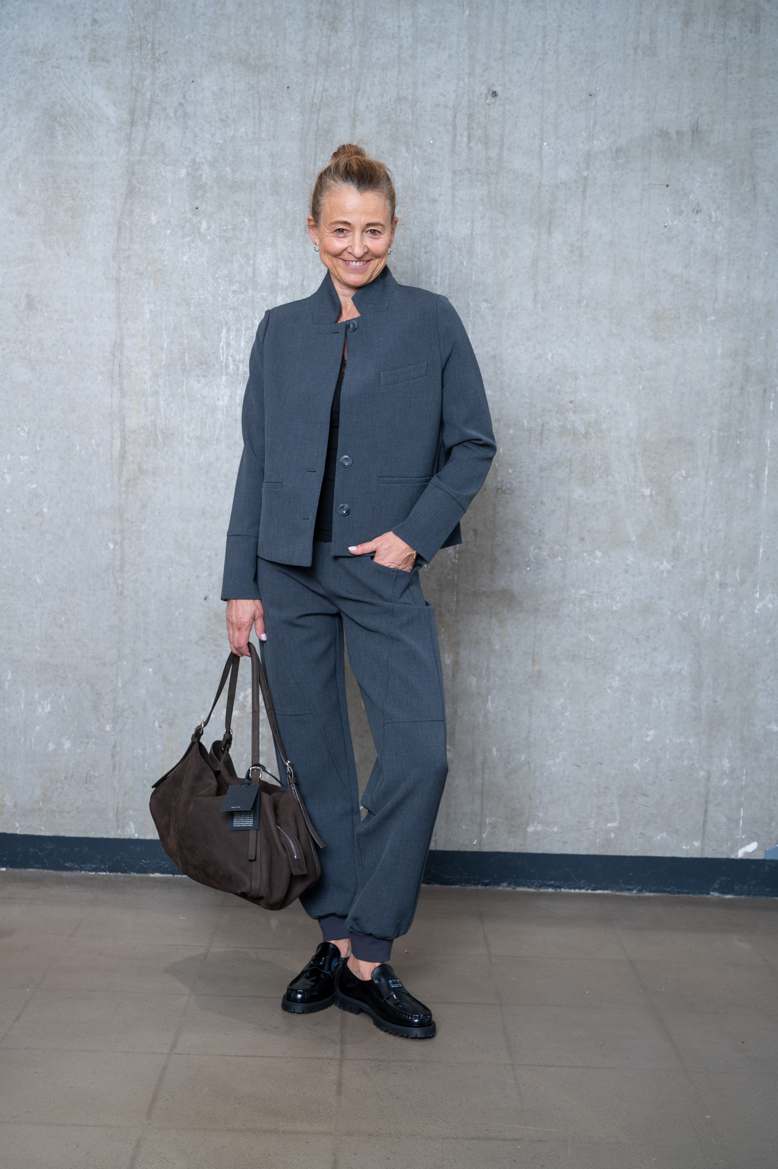 ANIA SCHIERHOLT Hose 3383/69 anthra