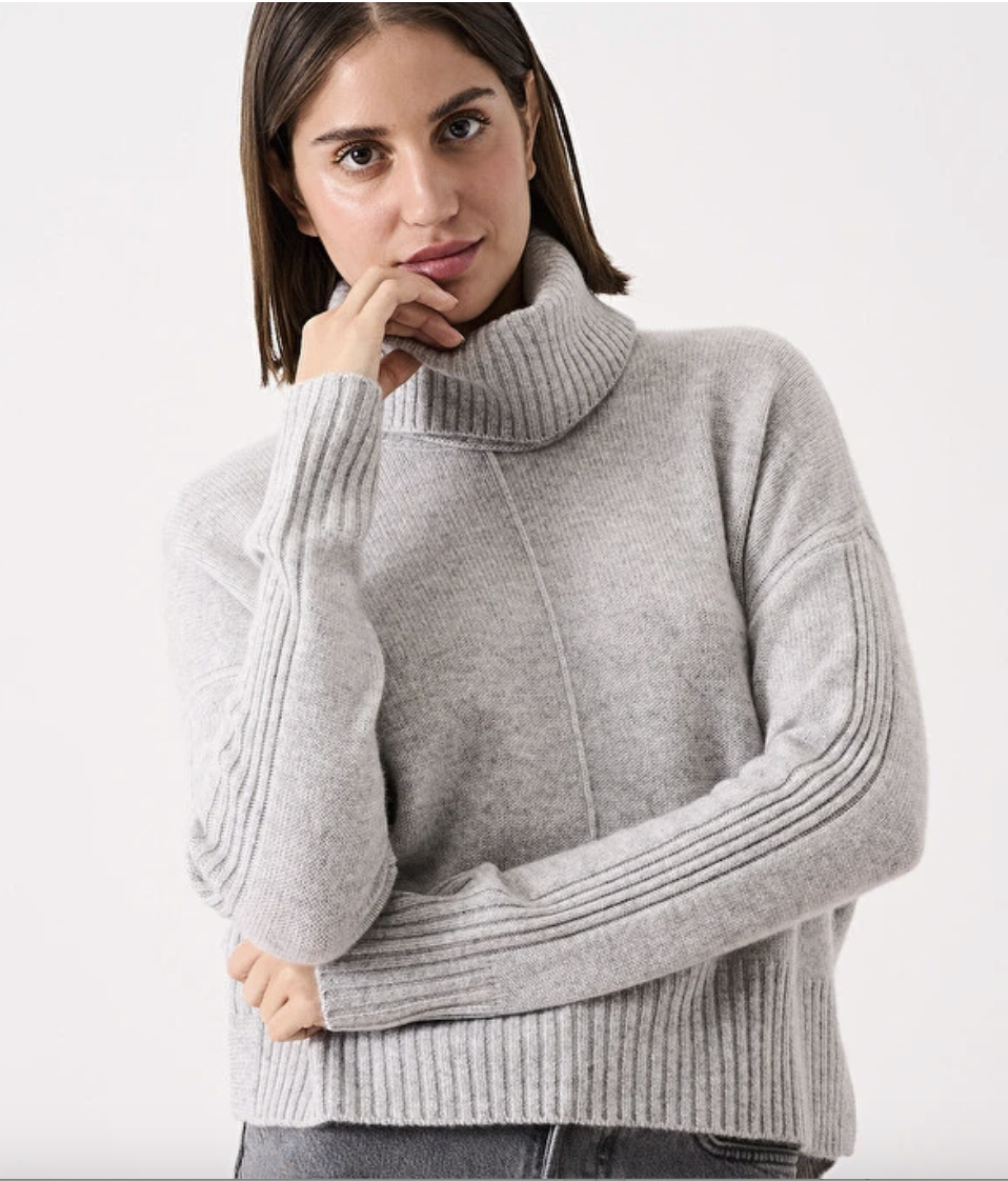 ABSOLUT CASHMERE Pullover CANDACE in light heather grey