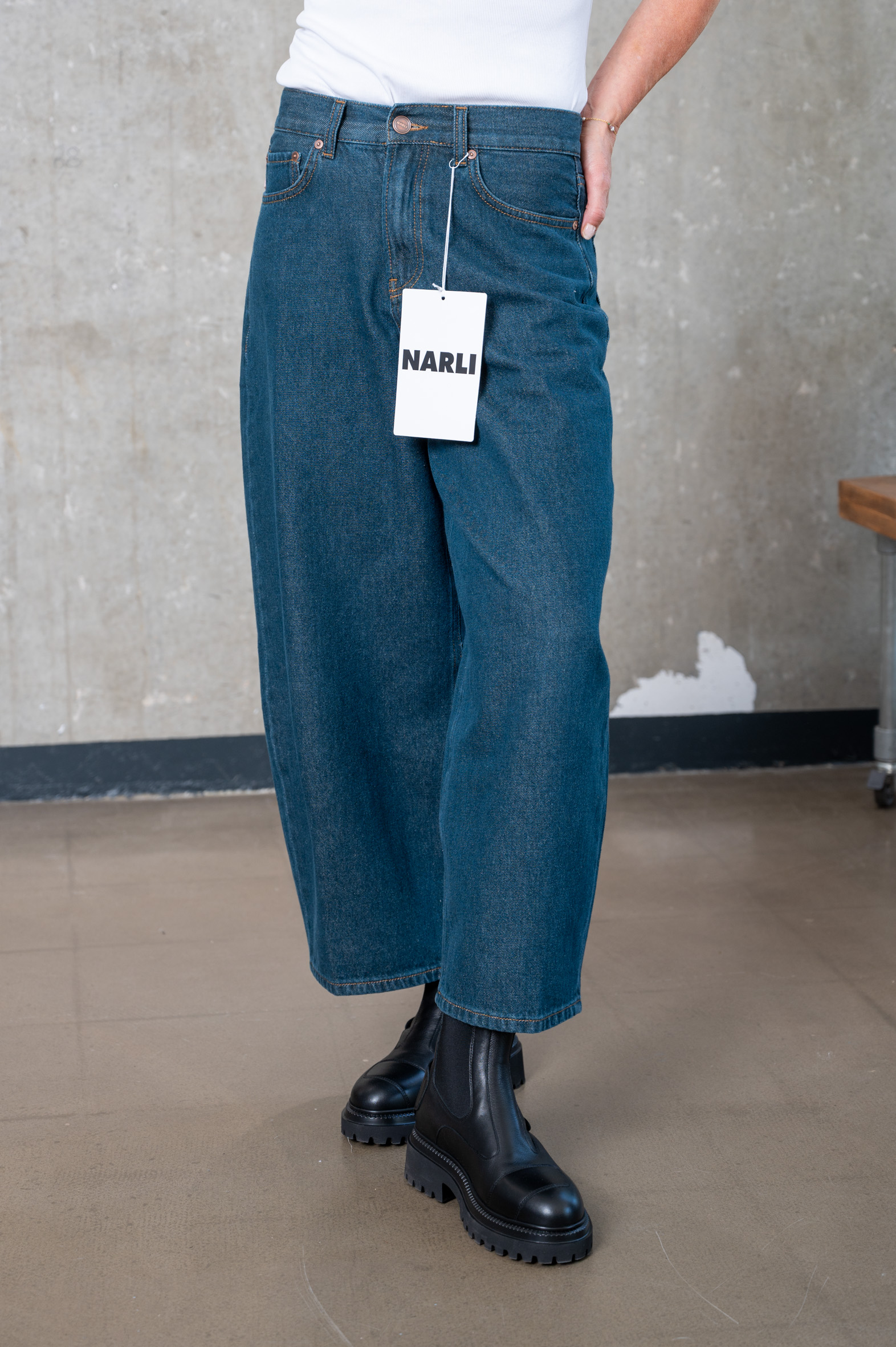 NARLI Jeans Worker green-blue
