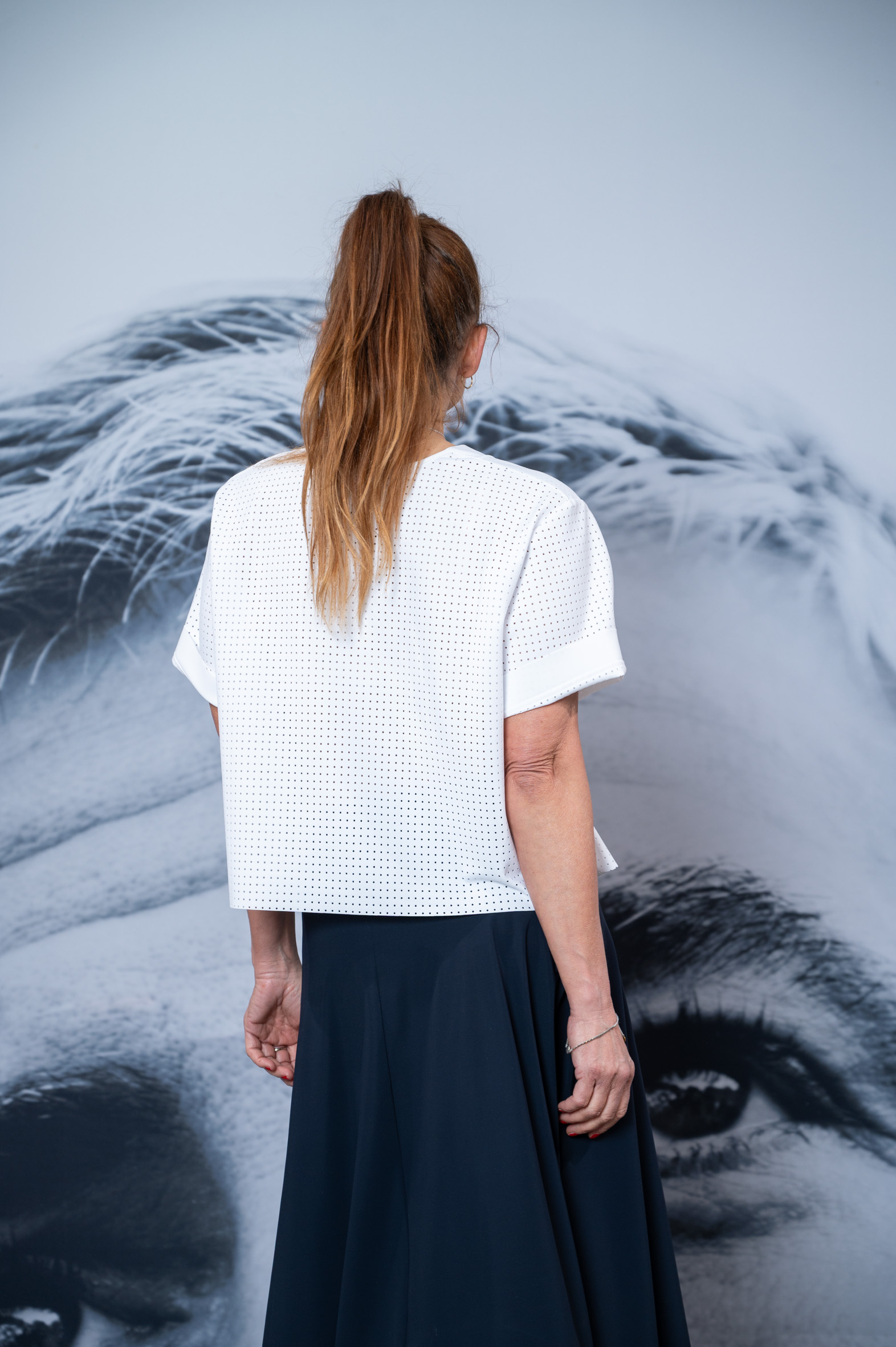 SASENBACH_STYLE Shirt KARDA cut out white