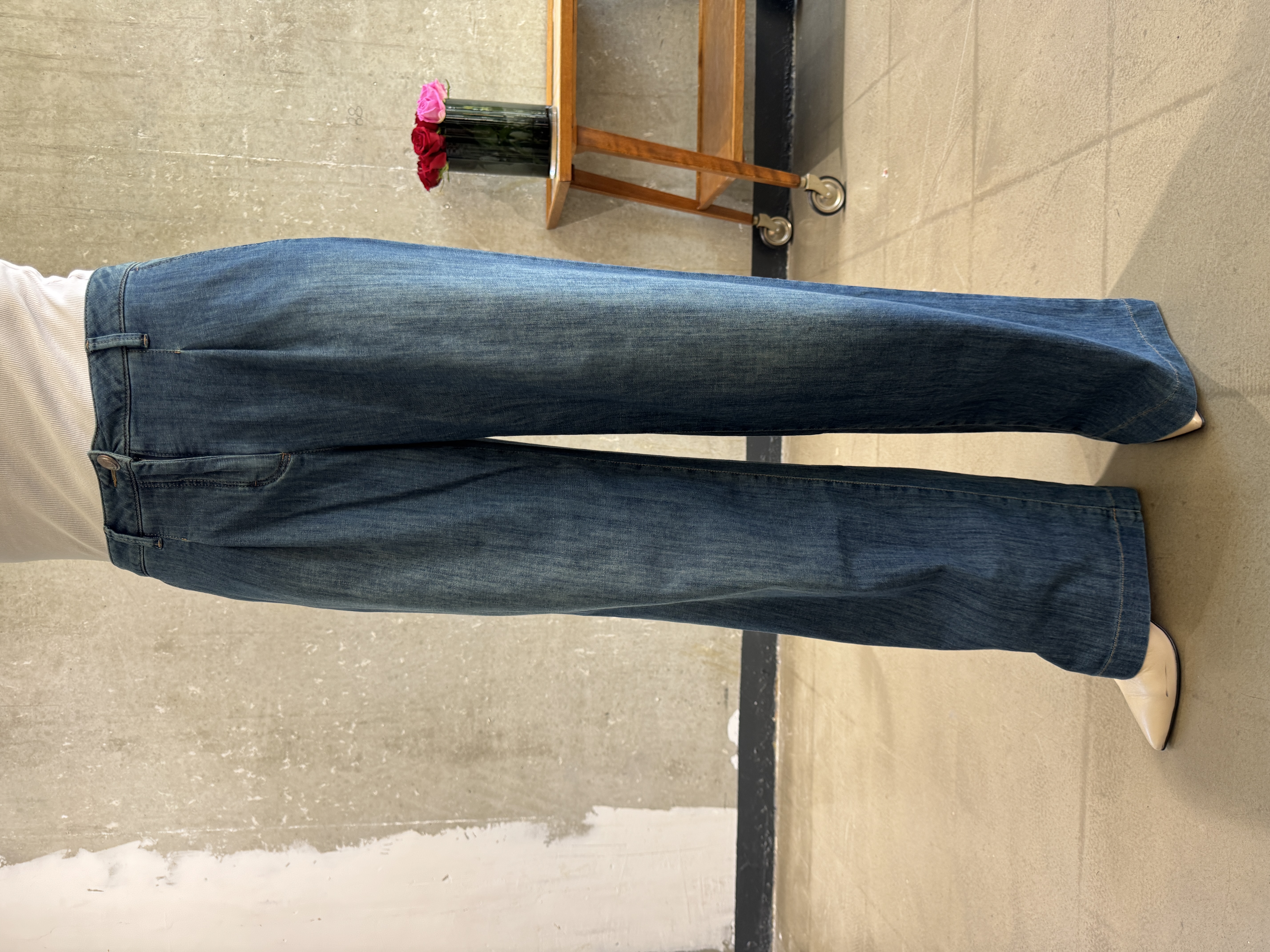 LUISA CERANO Jeans mit Bundfalte