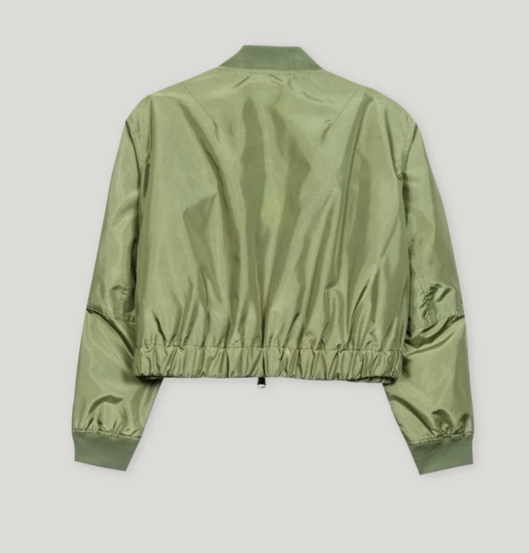 LUISA CERANO TAFT-Blouson smoky green