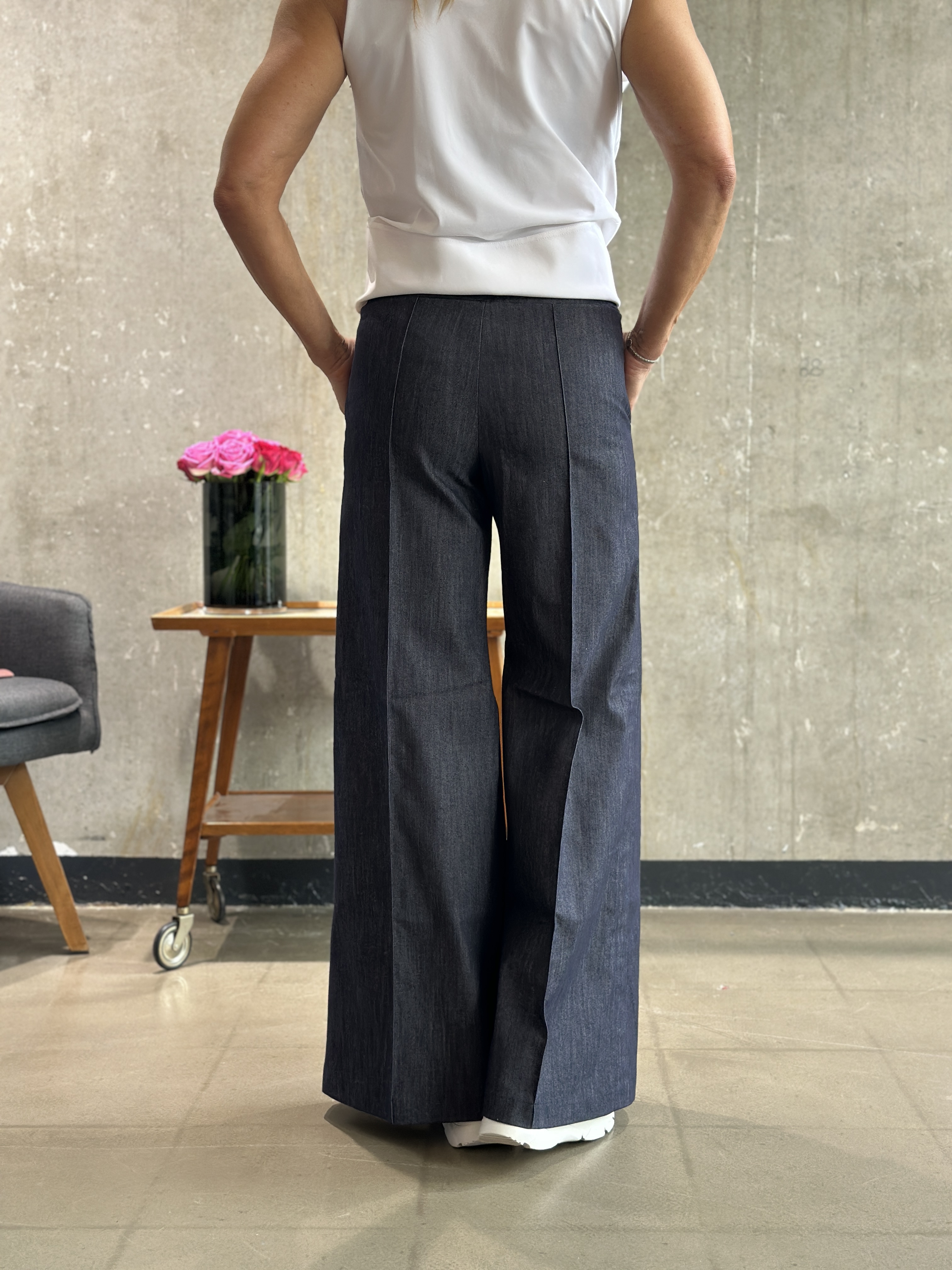 SASSENBACH_STYLE Hose JADE blue