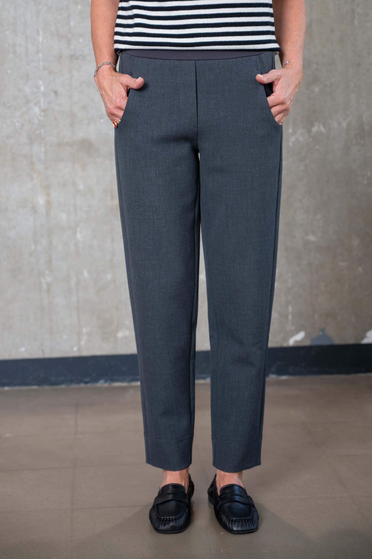 ANIA SCHIERHOLT Hose 3378/69 anthra2