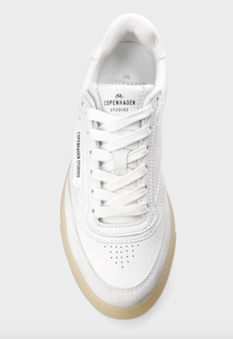 COPENHAGEN-Studios CPH90 leather mix white/cream