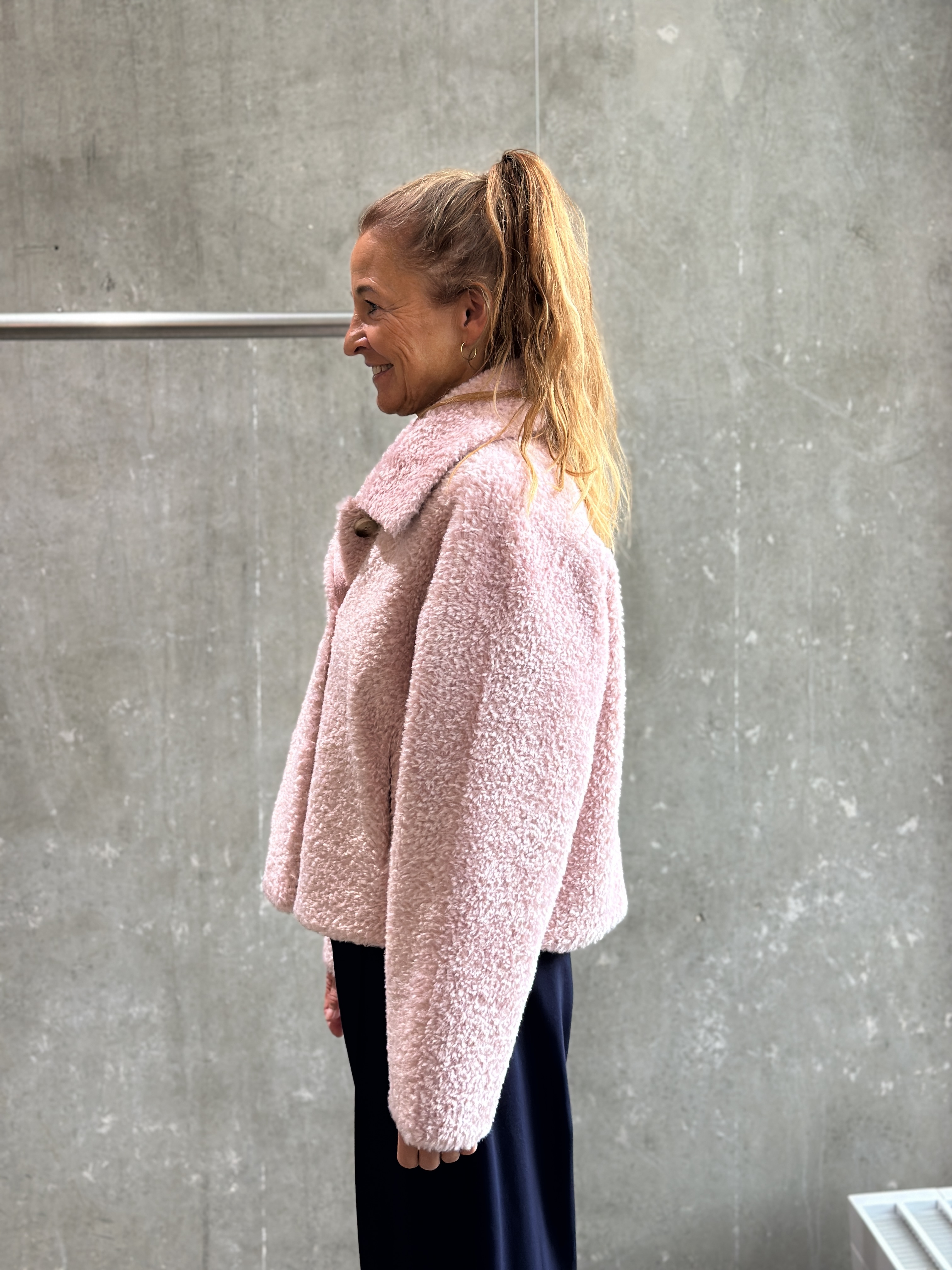 PRIDE TO BE Maerden Fur Jacke HELI brown & rose PRIDE TO BE Maerden Fur Jacke HELI brown & rose