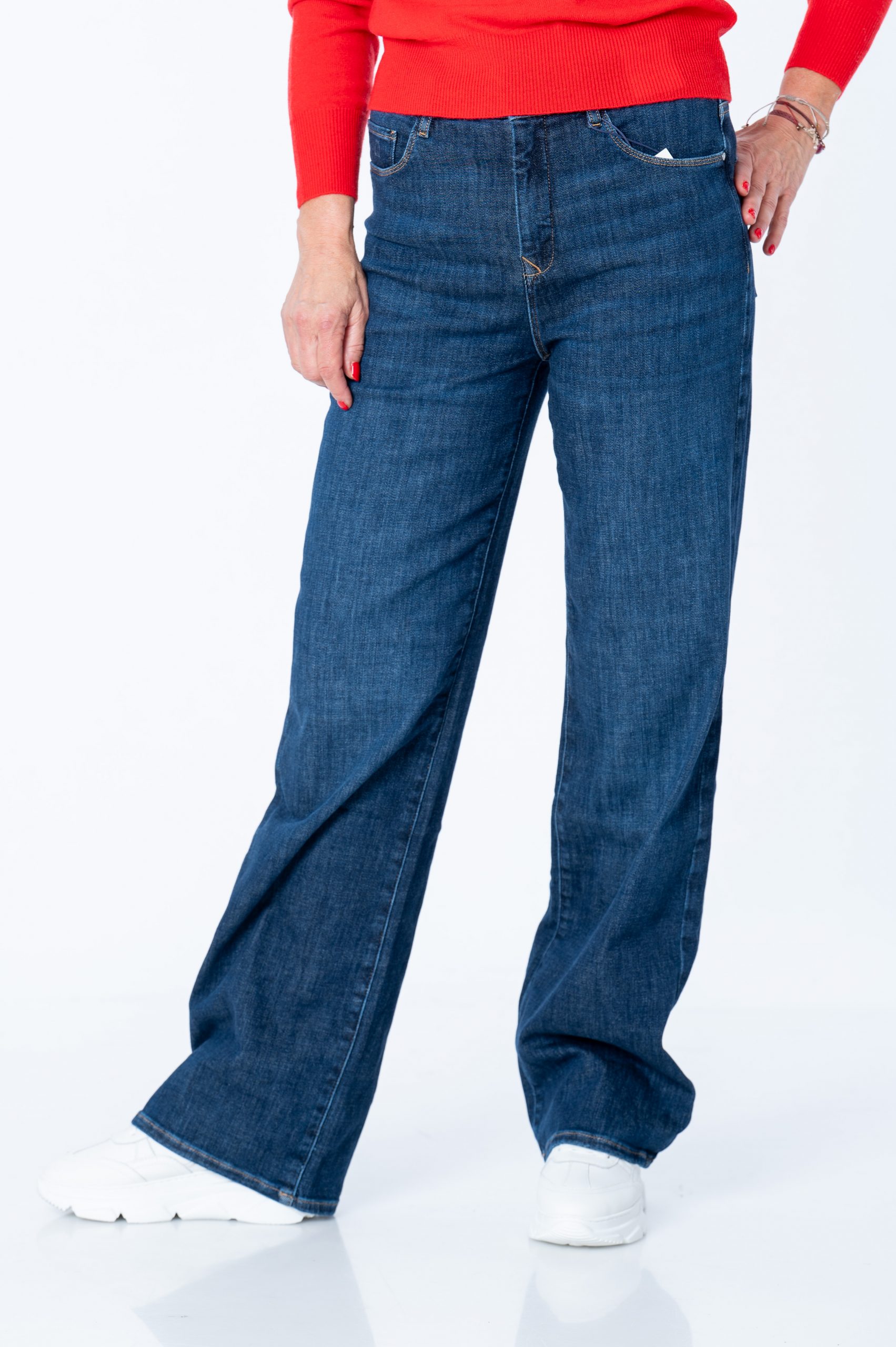 DAWN Jeans DEW Flared Soft Denim classic dark blue