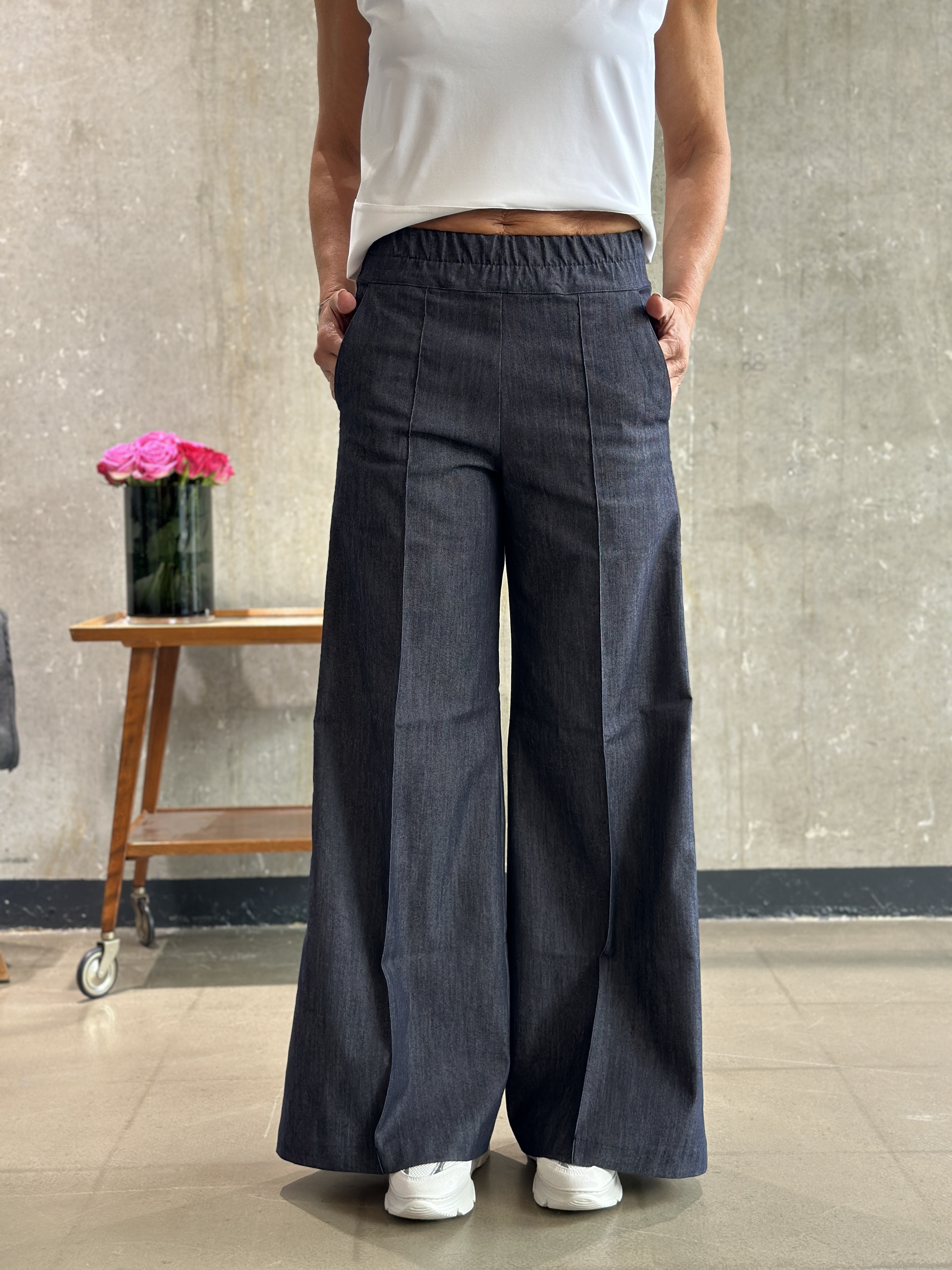 SASSENBACH_STYLE Hose JADE blue