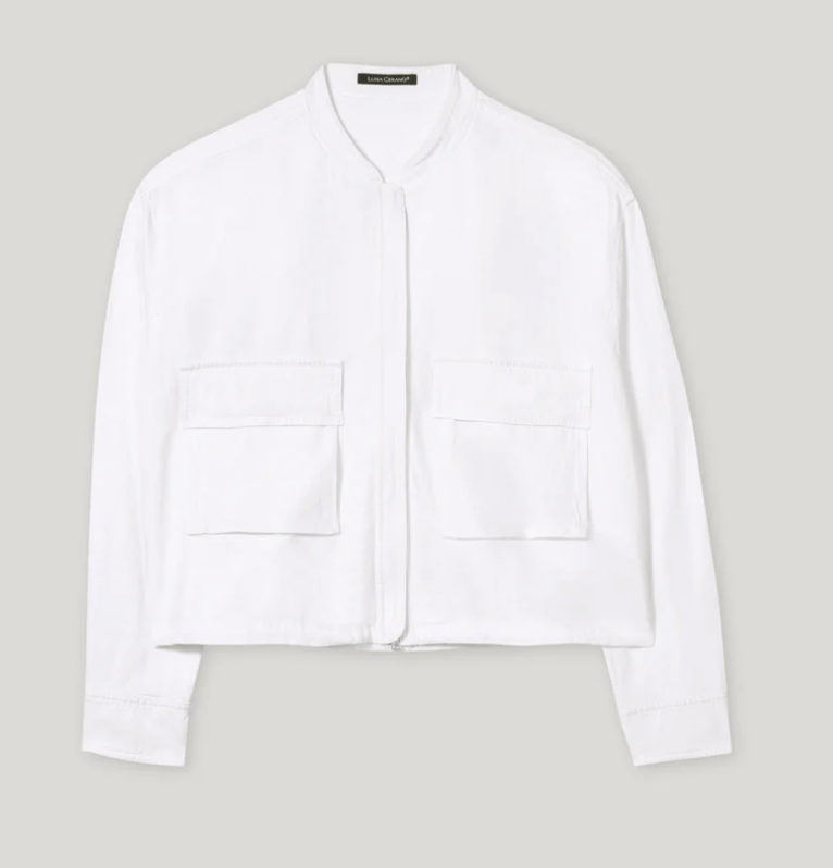 LUISA CERANO Denim-Blouson weiss LUISA CERANO Denim-Blouson weiss