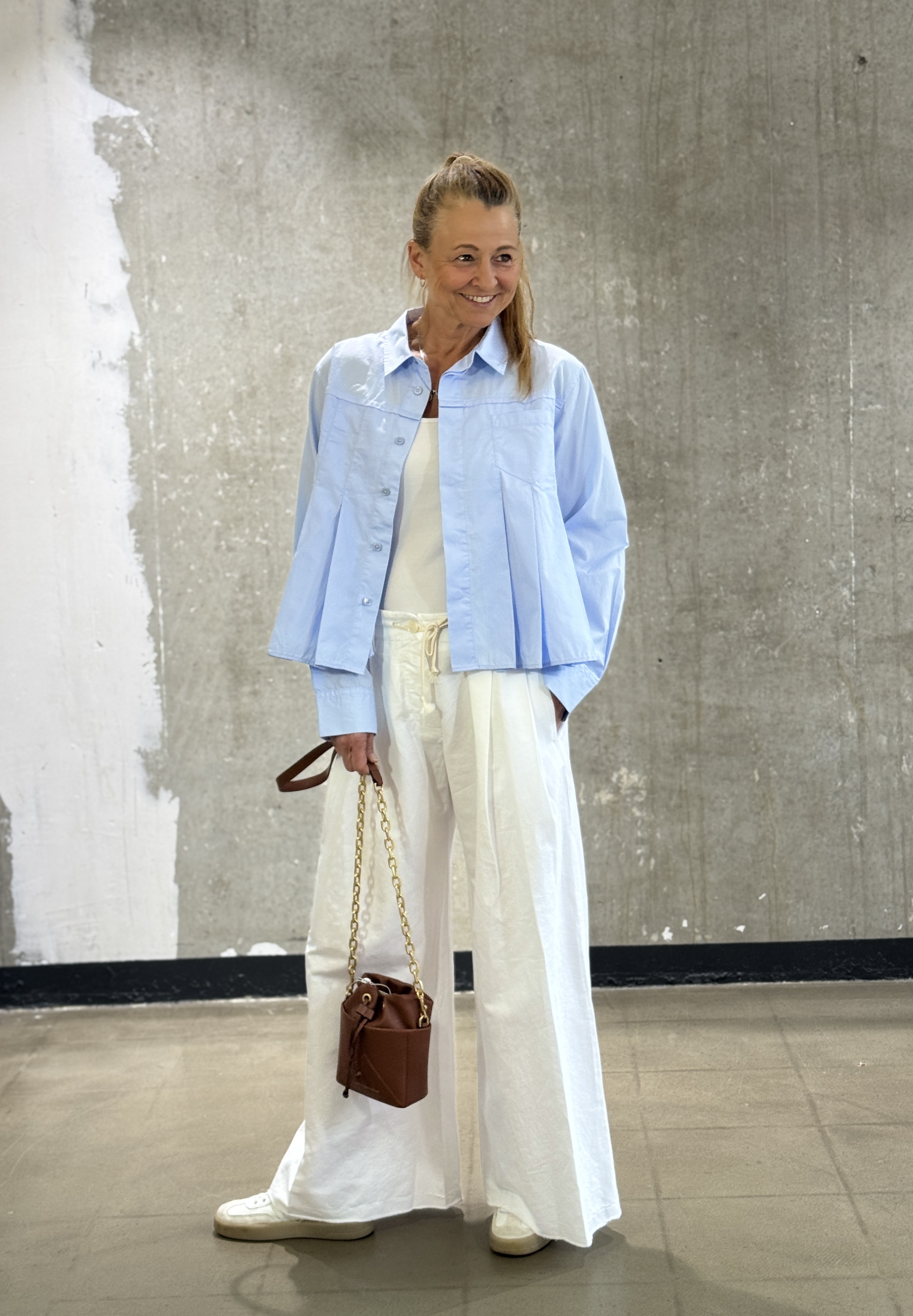 NARLI  Plisee-Bluse in 3 Farben NEU!!!!!