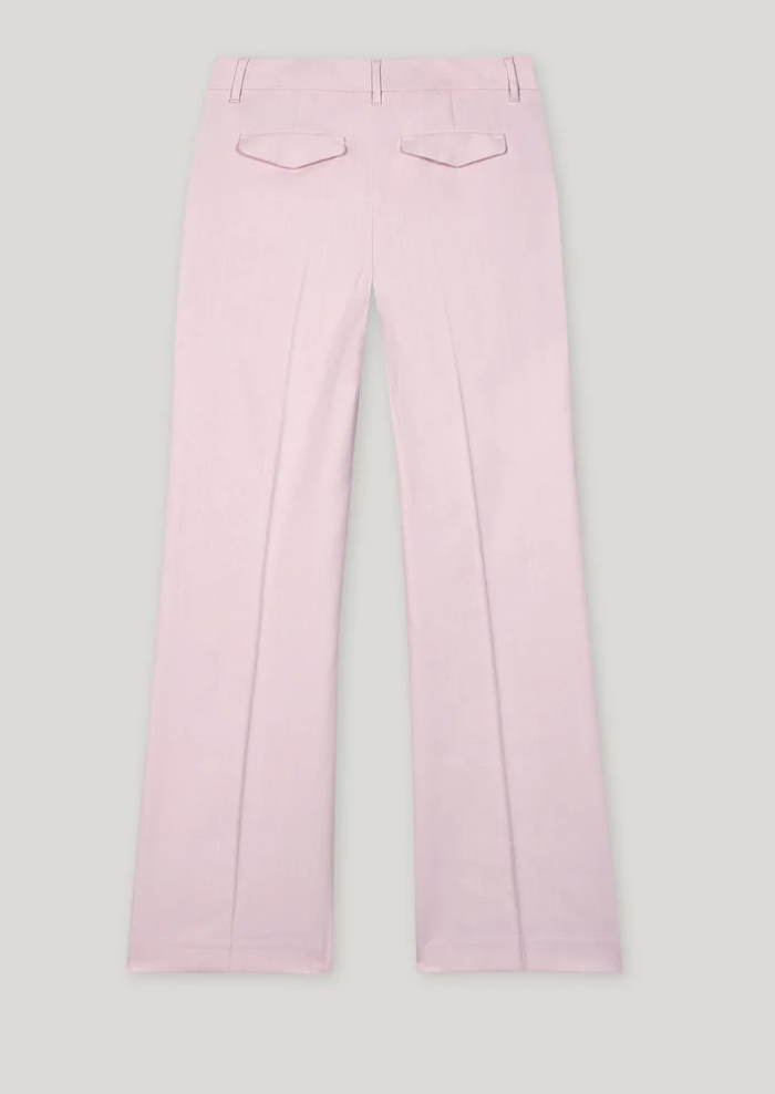 LUISA CERANO Twill Bootleg-Pants fresh rose