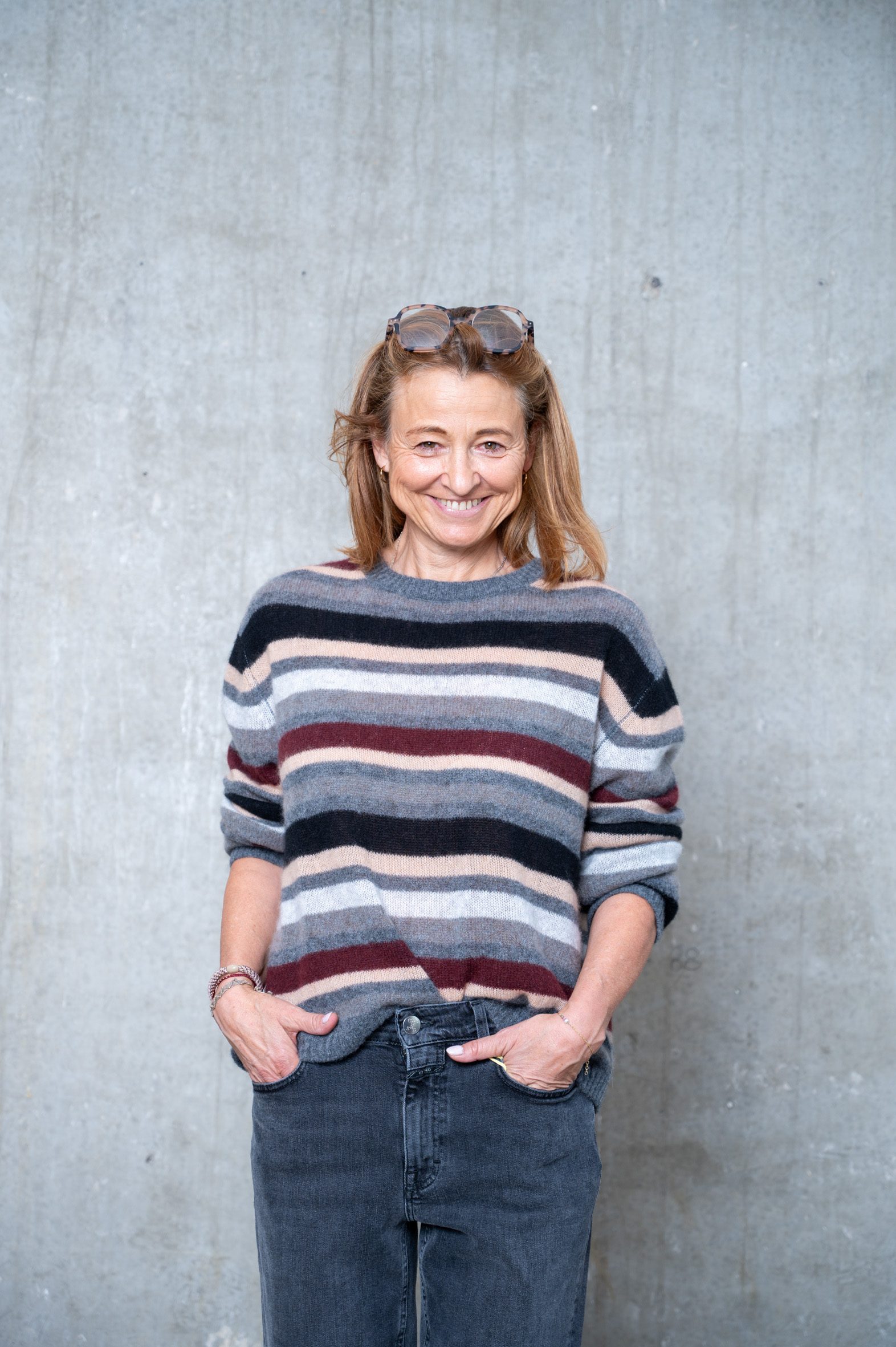 HANDMADE Pullover Streifen