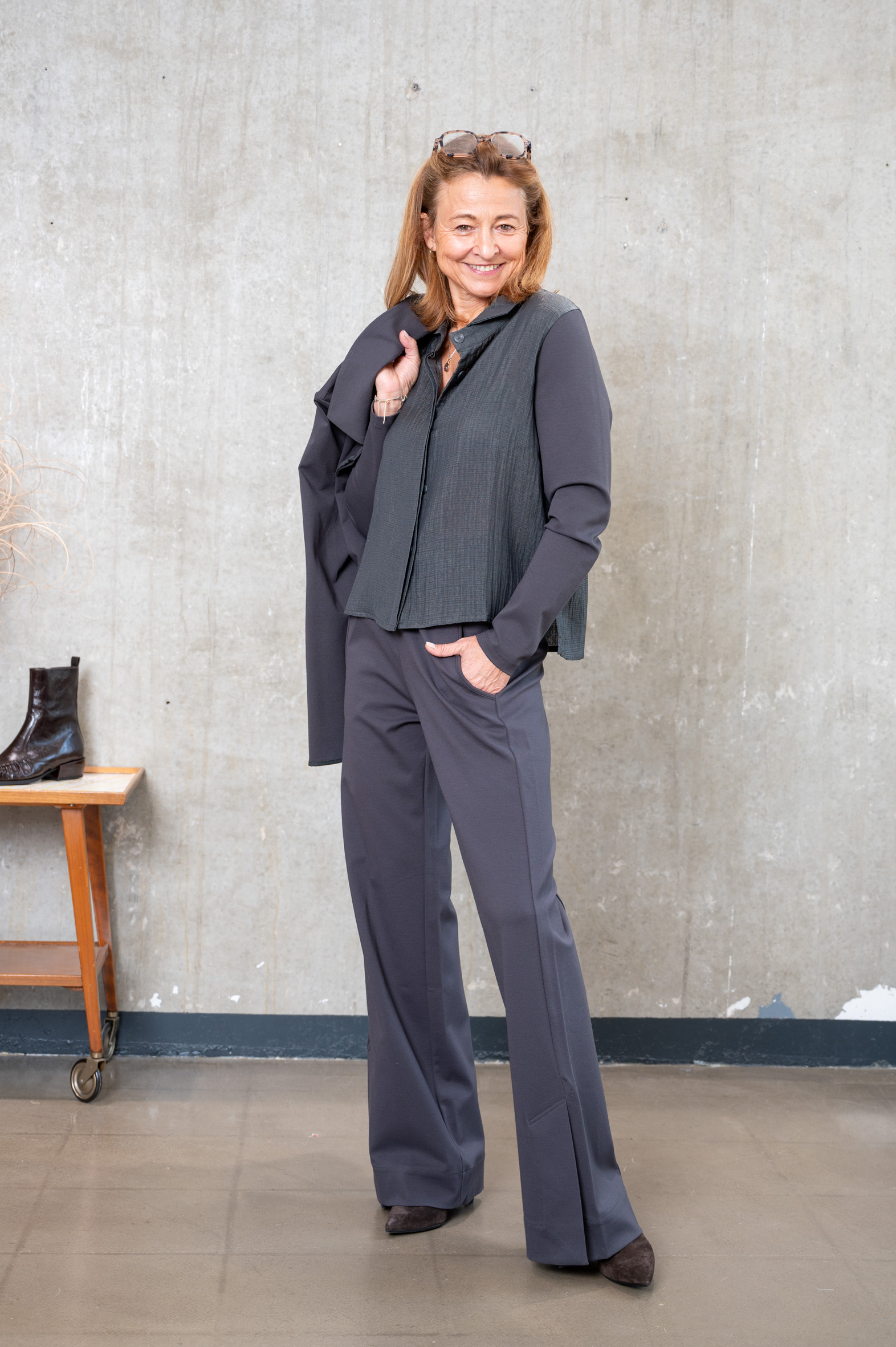 ANIA SCHIERHOLT Hose 3371/66 anthra
