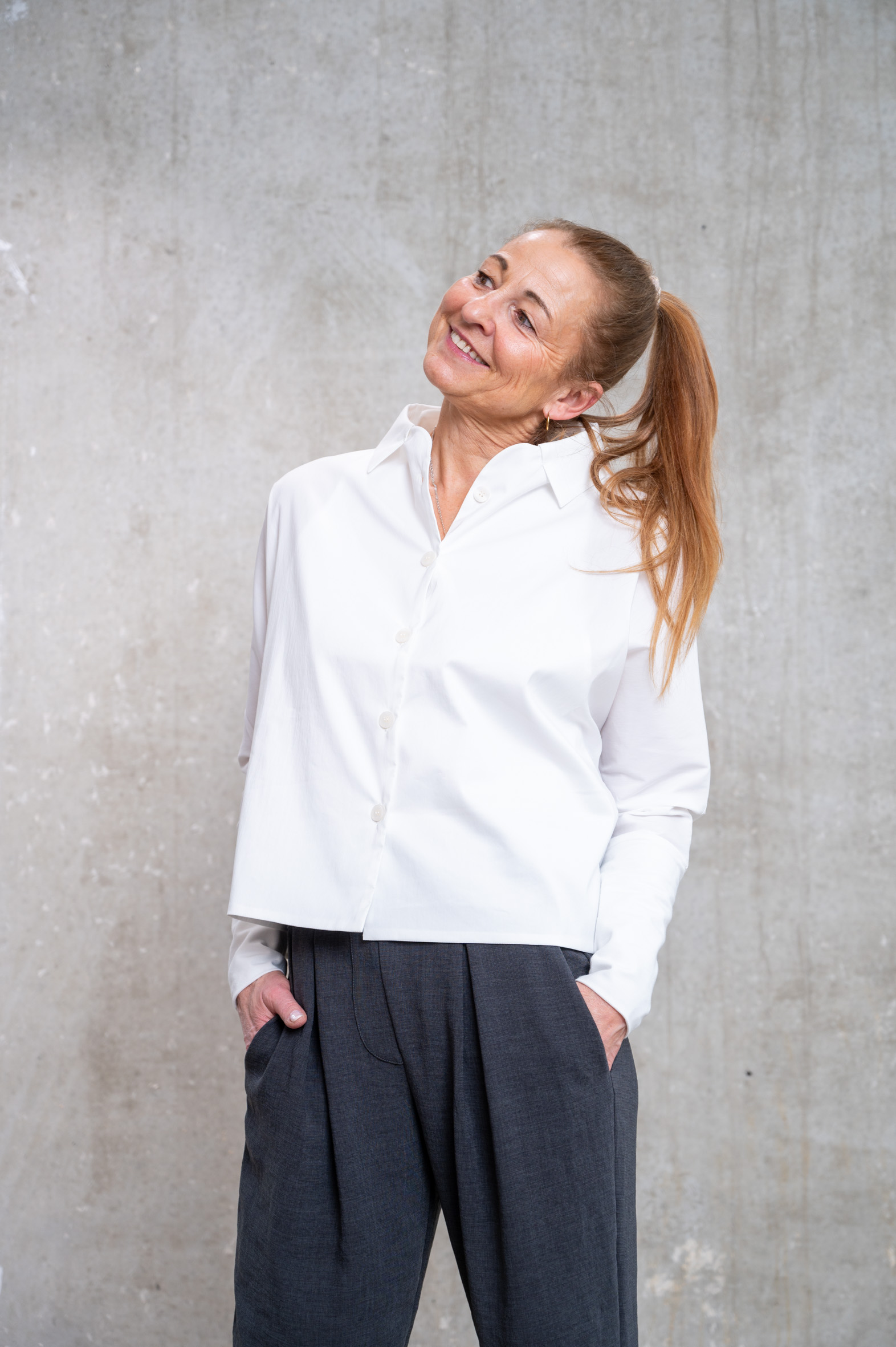 ANIA SCHIERHOLT Bluse 3227/42 salt & reed