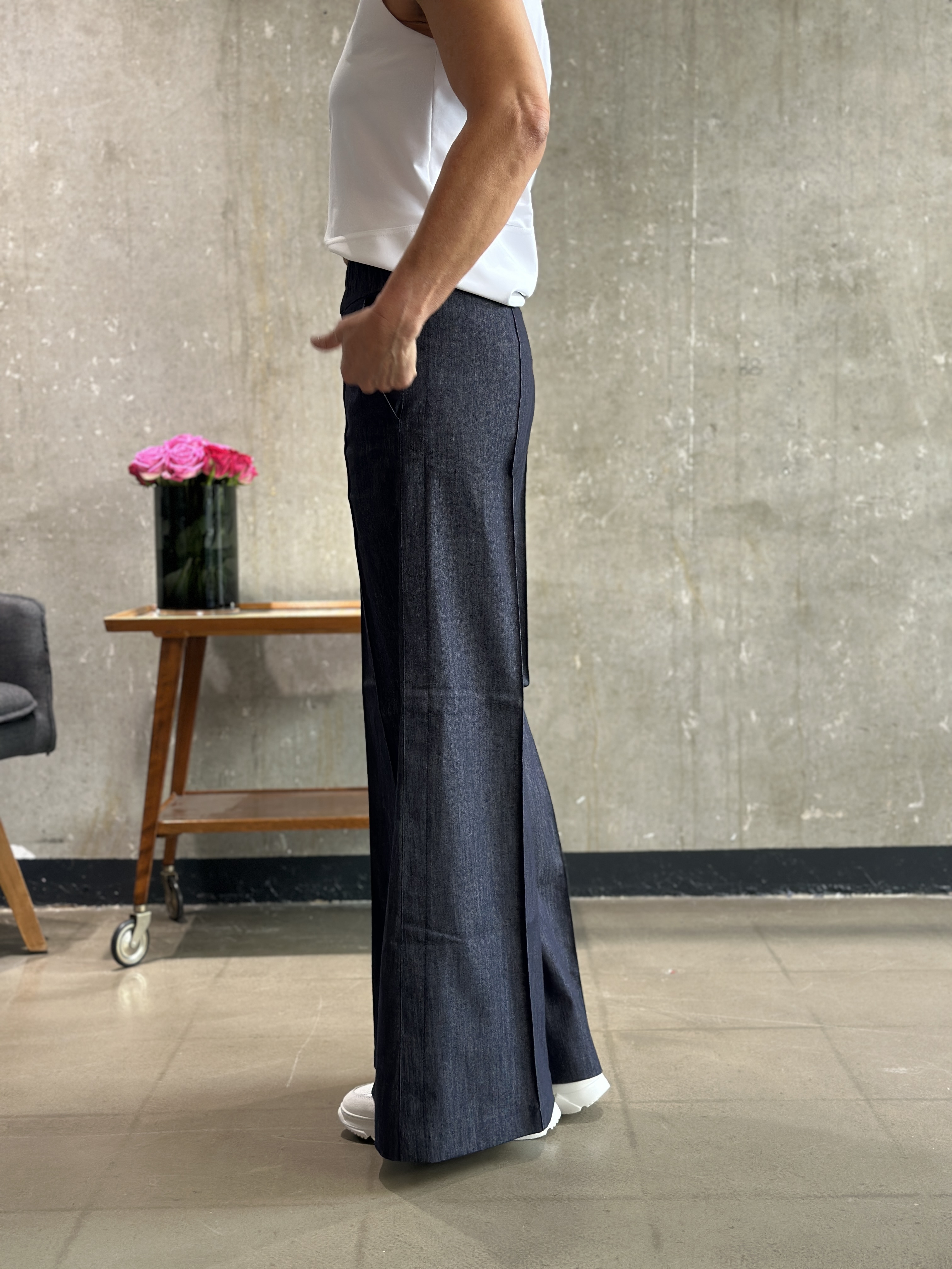 SASSENBACH_STYLE Hose JADE blue