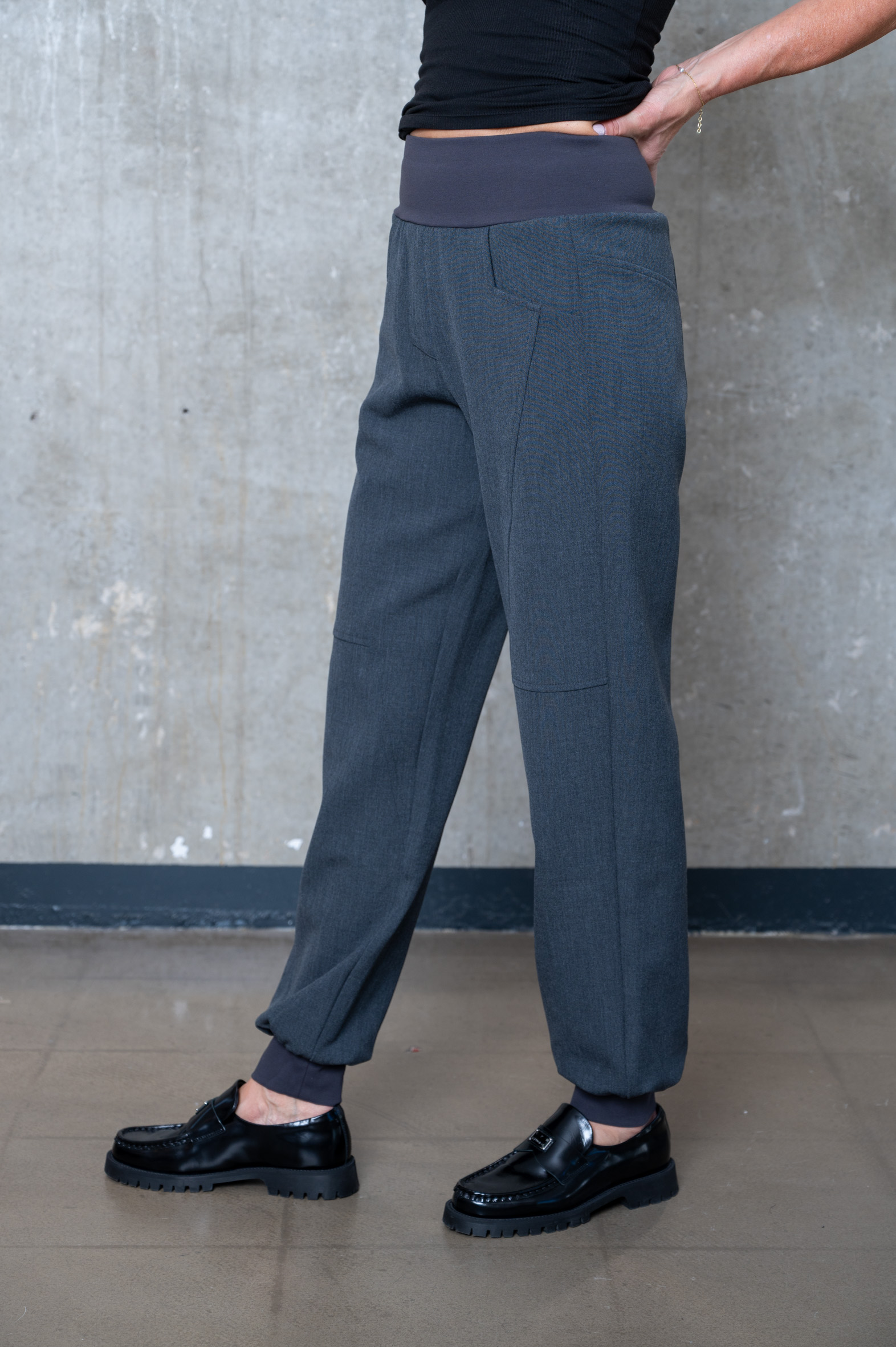 ANIA SCHIERHOLT Hose 3383/69 anthra