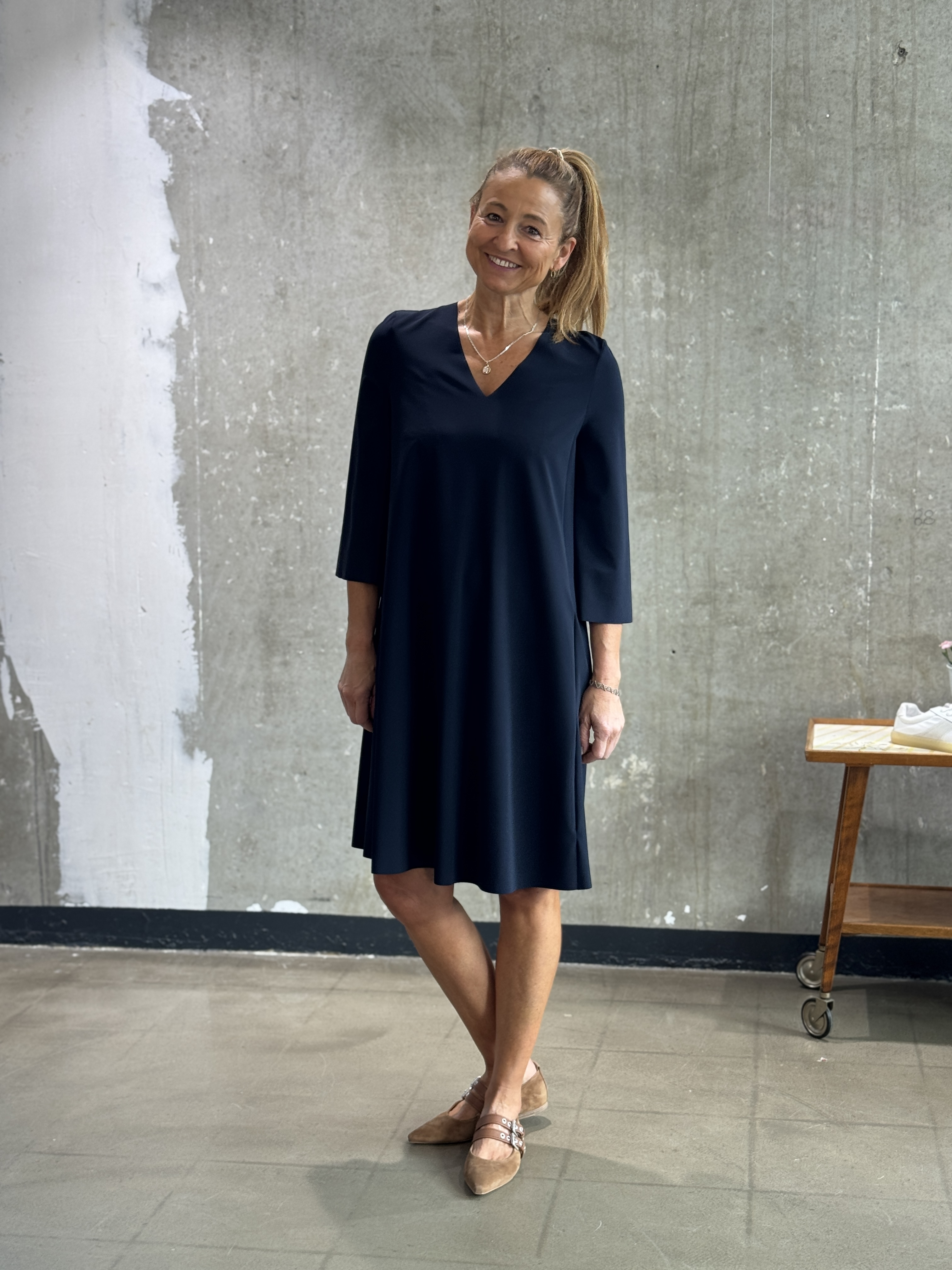 SASSENBACH_STYLE Kleid MAGNOLIA nightblue
