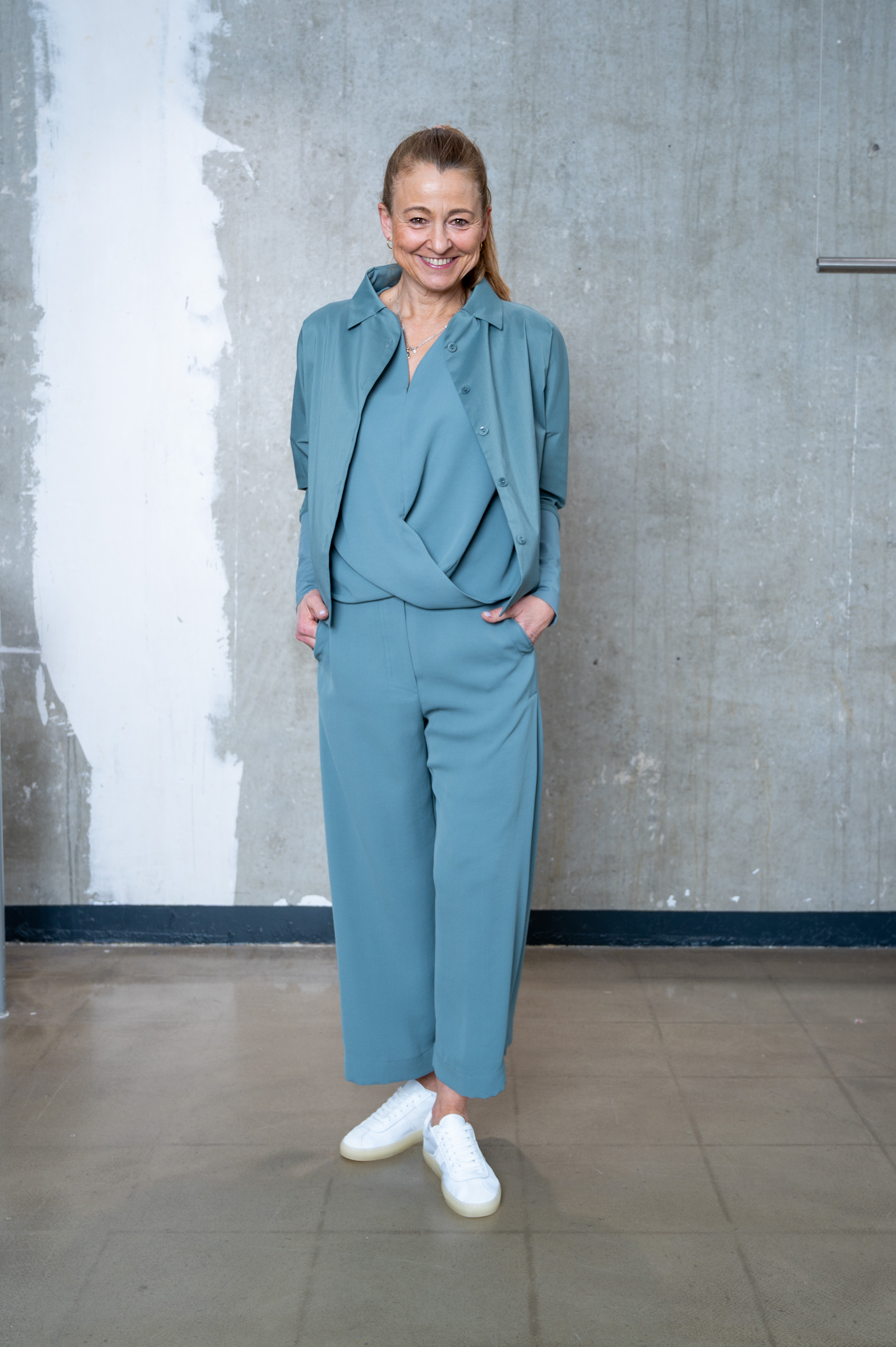 ANIA SCHIERHOLT Hose 3282/37 pine & water