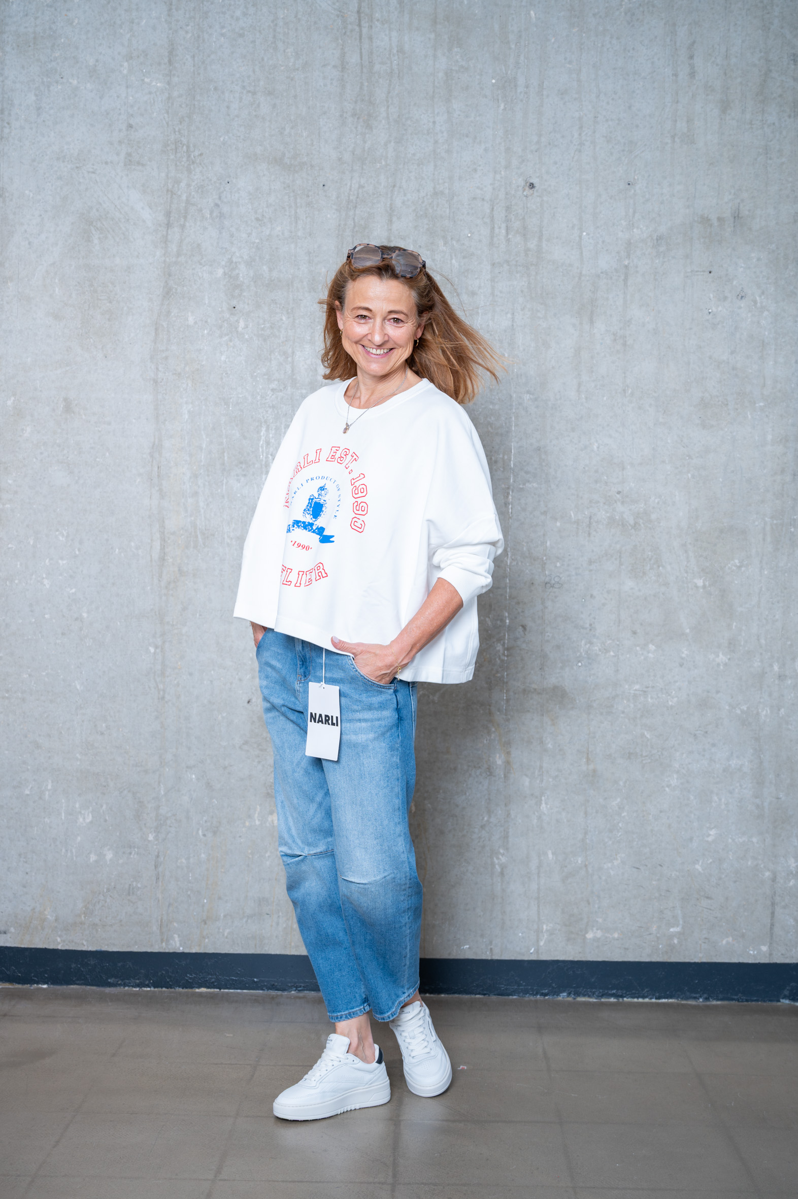 NARLI Sweat mit Aufdruck in 5 Farben