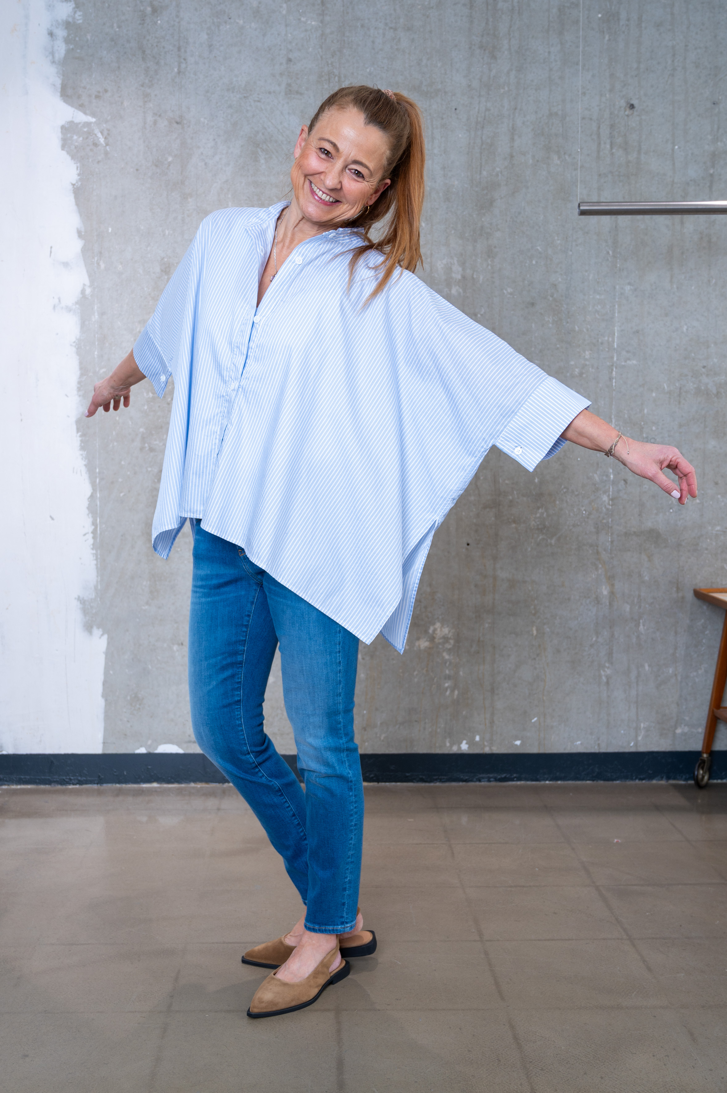 NARLI Bluse gestreift