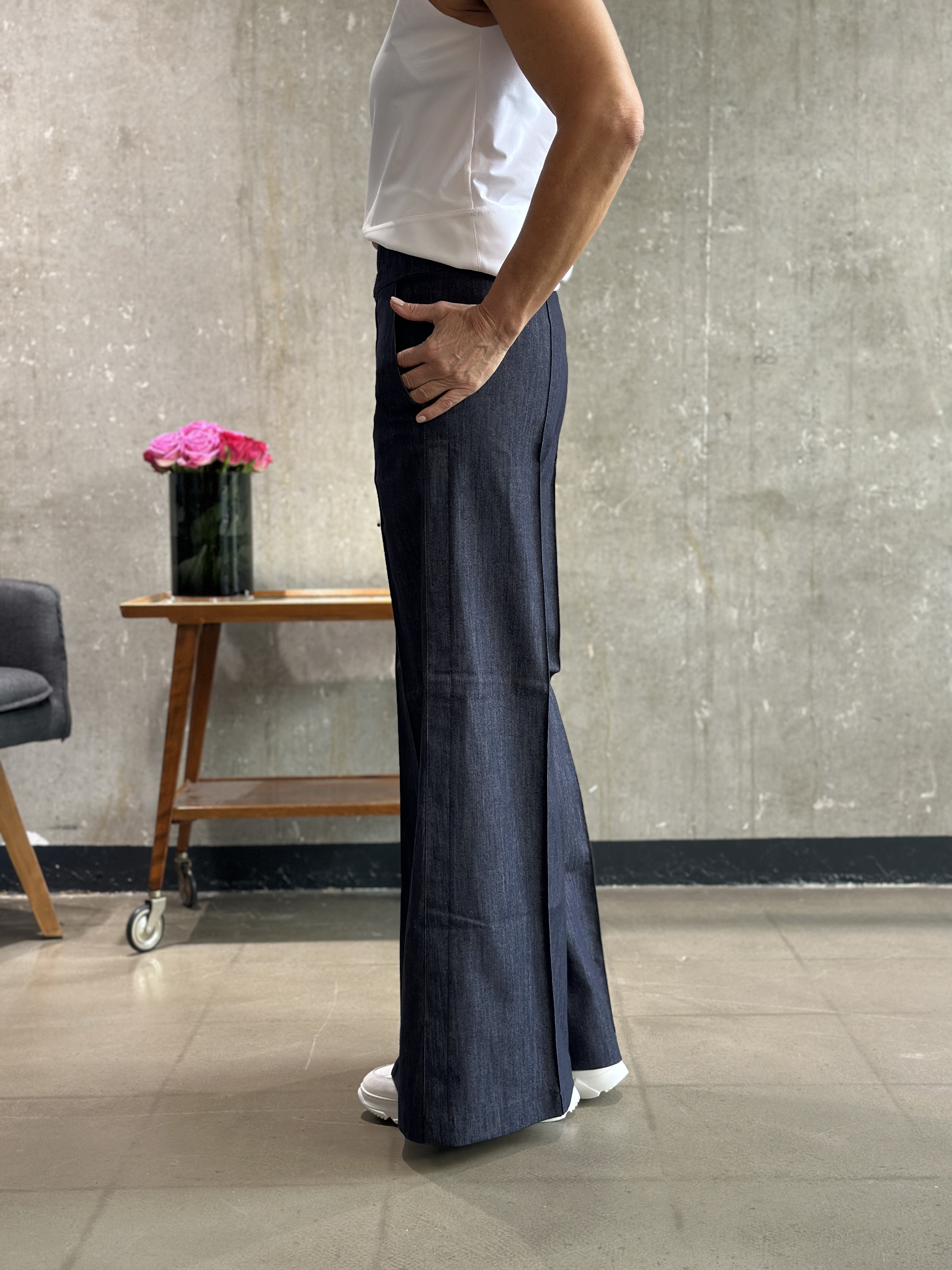 SASSENBACH_STYLE Hose JADE blue