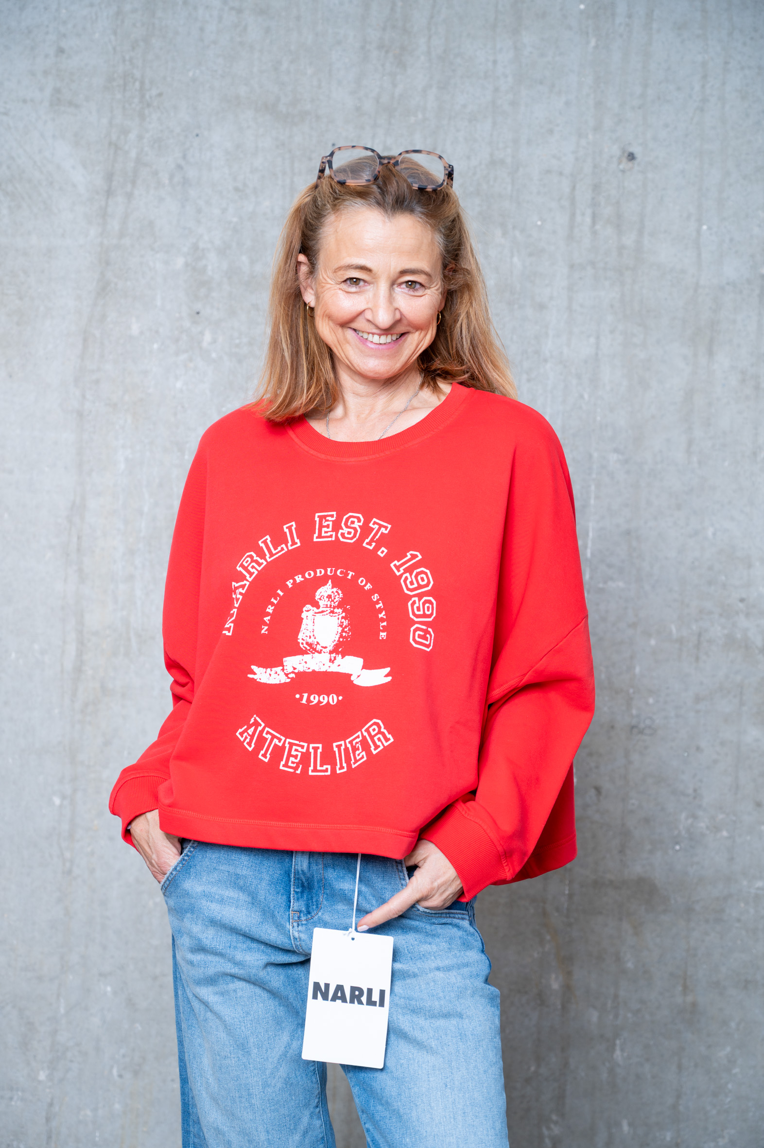 NARLI Sweat mit Aufdruck in 5 Farben