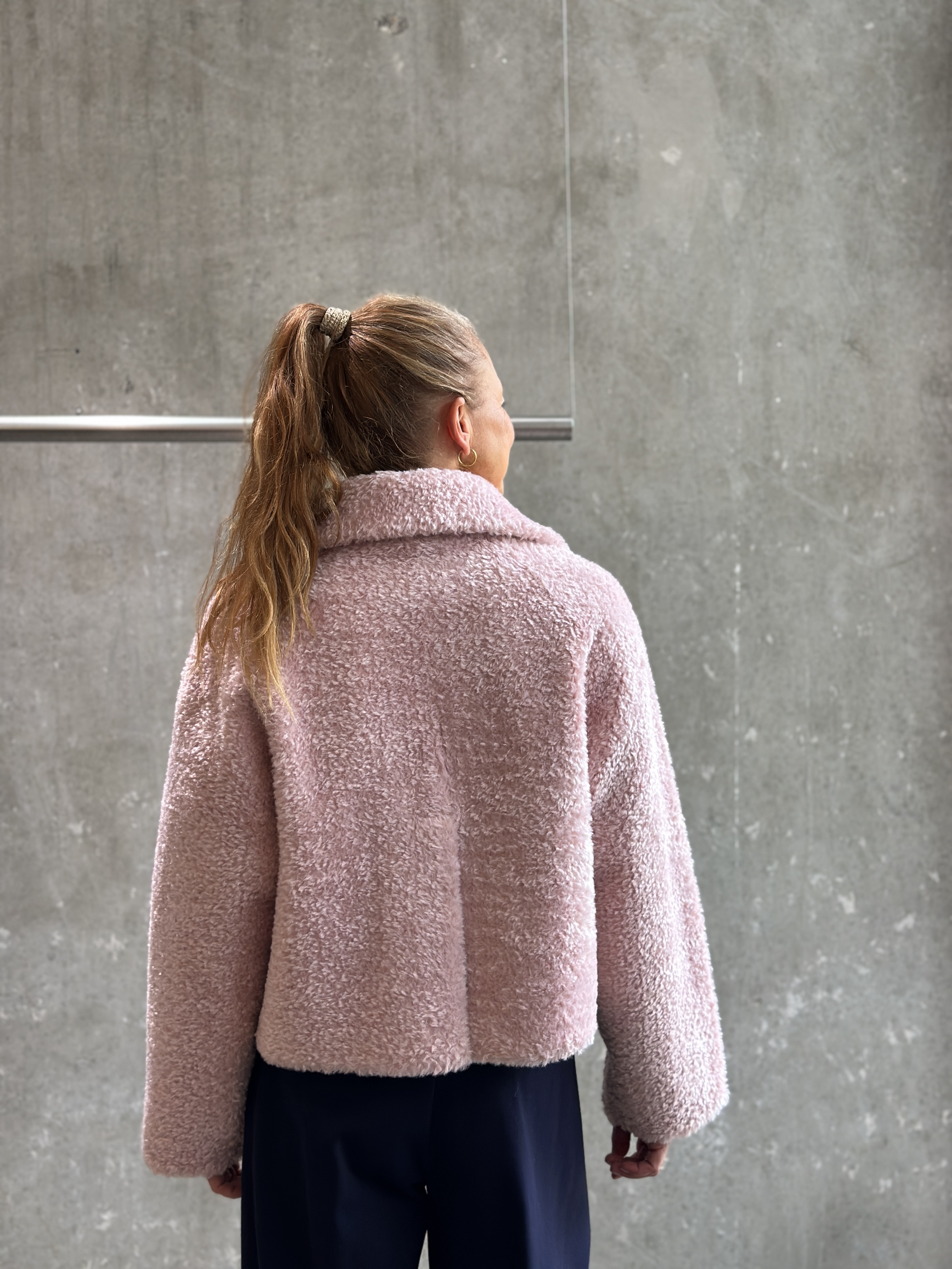 PRIDE TO BE Maerden Fur Jacke HELI brown & rose PRIDE TO BE Maerden Fur Jacke HELI brown & rose