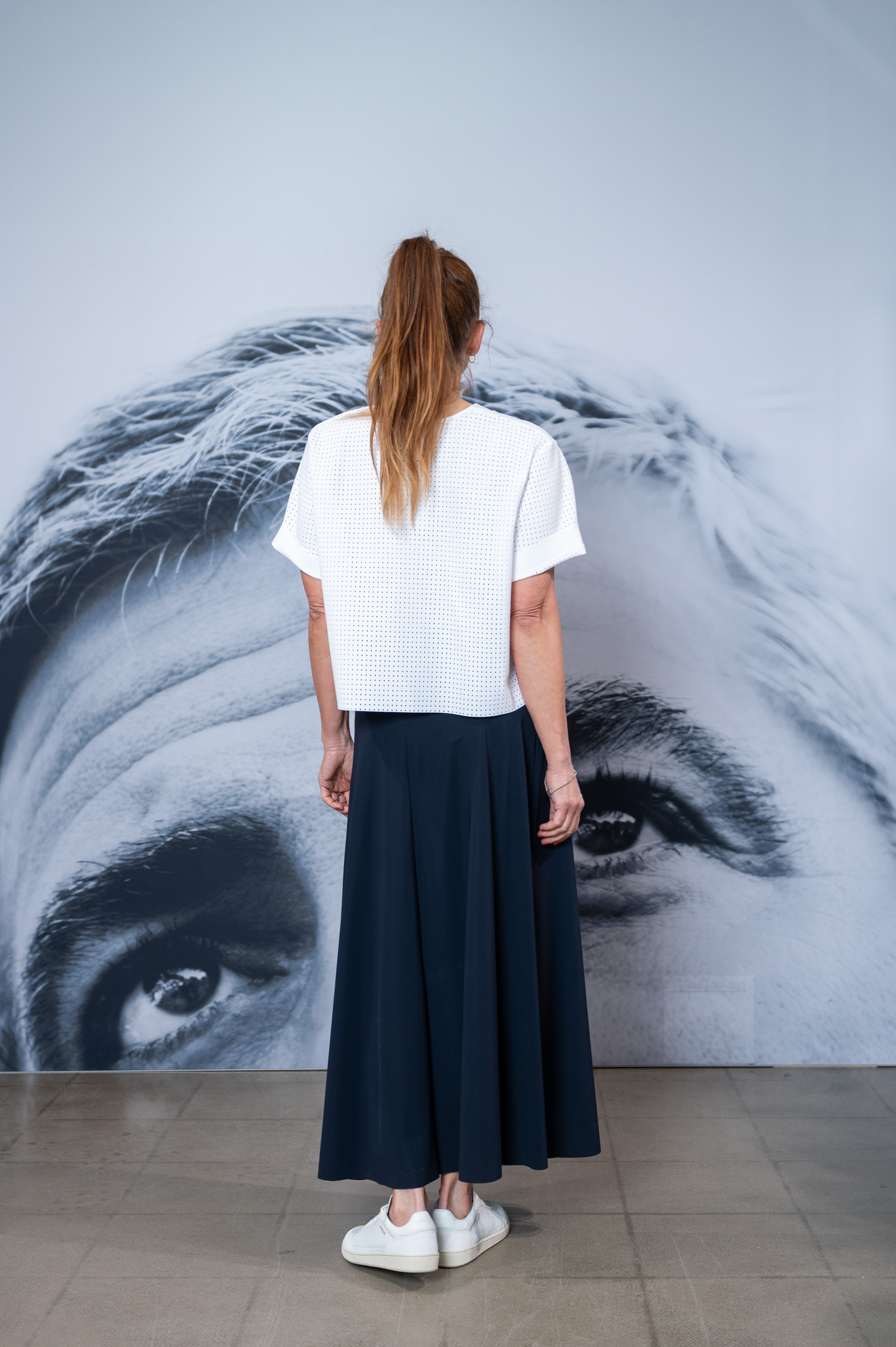 SASENBACH_STYLE Shirt KARDA cut out white