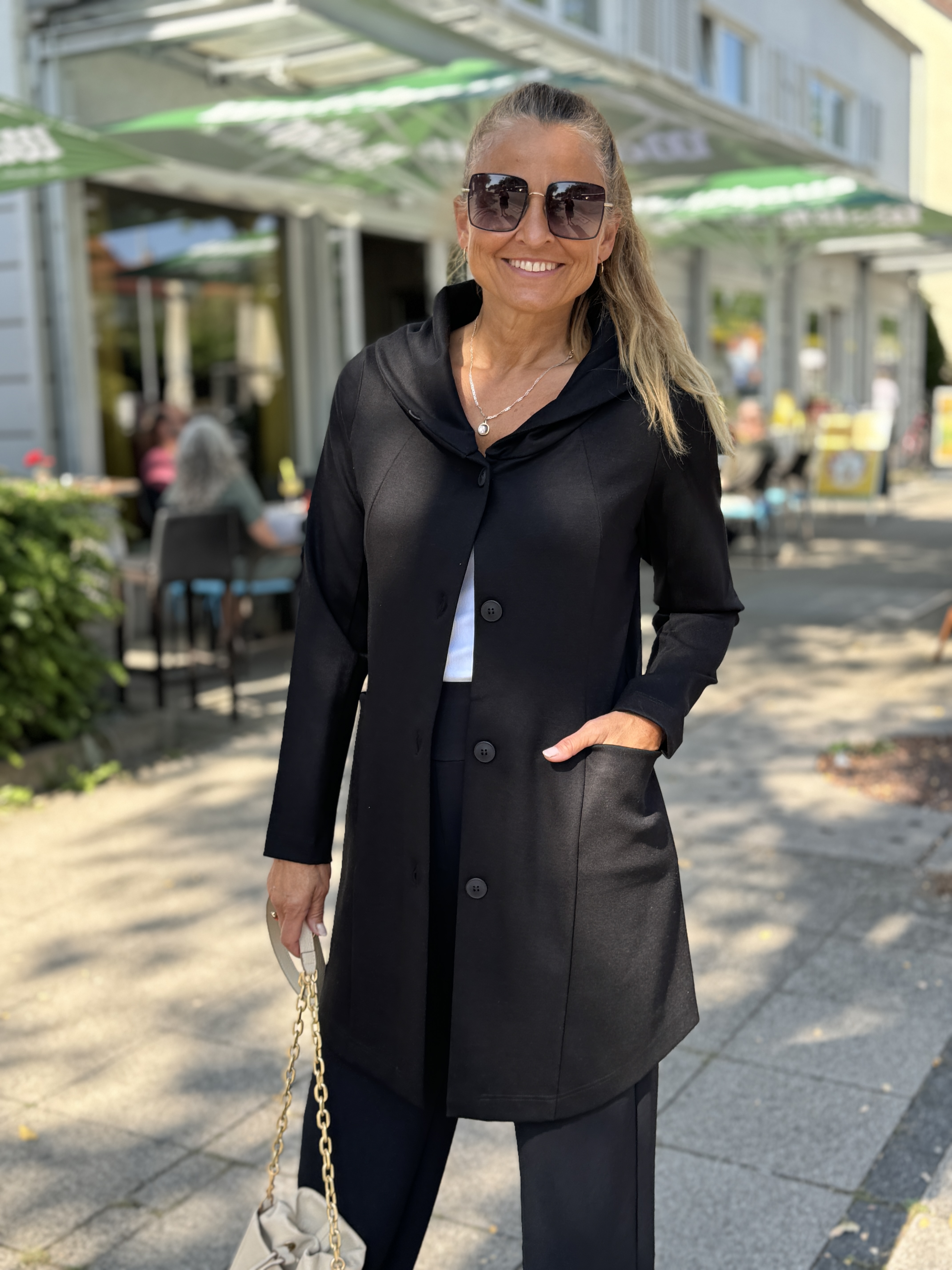 Ania Schierholt Jacke 2966/63 schwarz