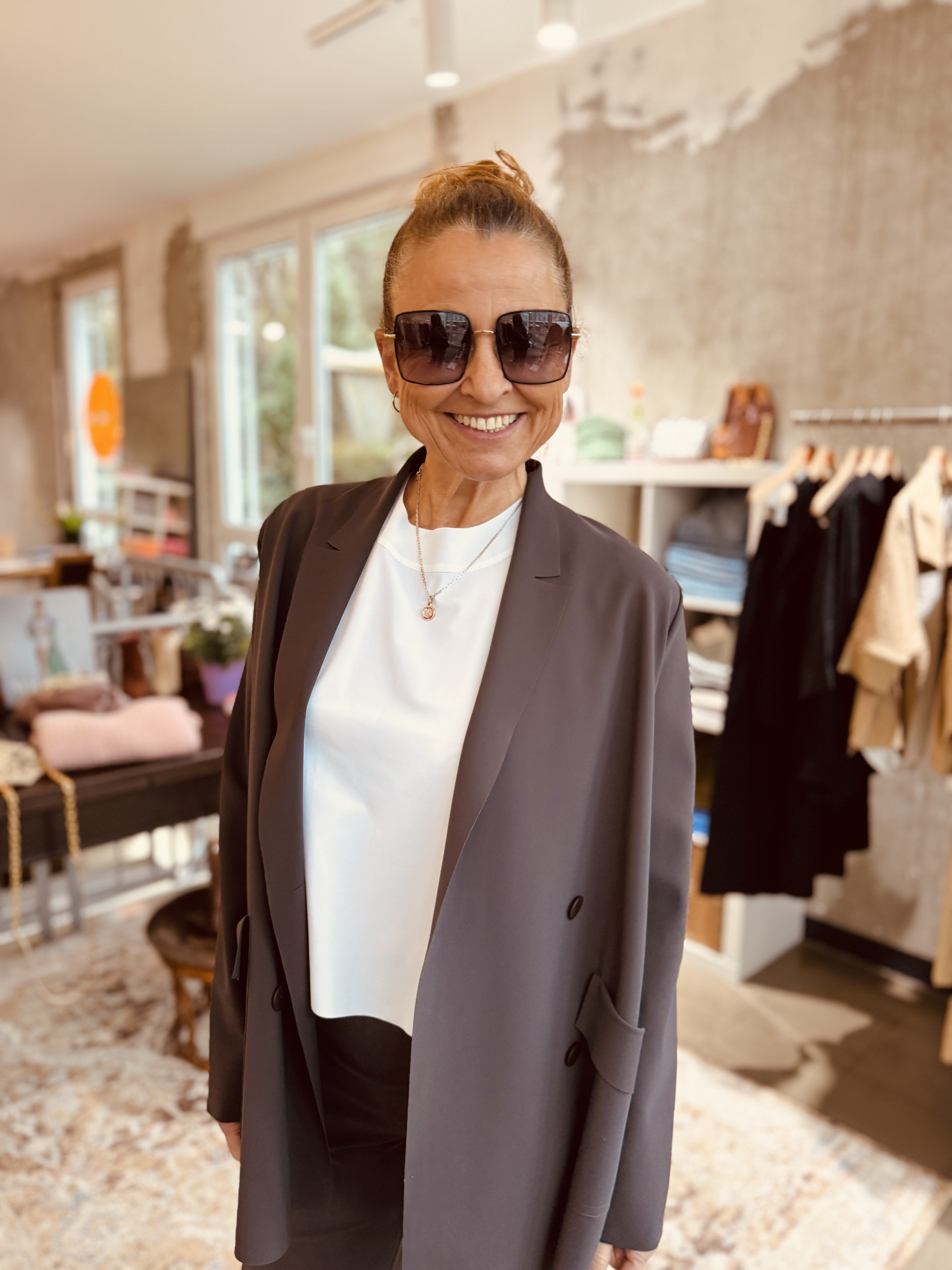 SASSENBACH_Style Blazer SCOUT braun