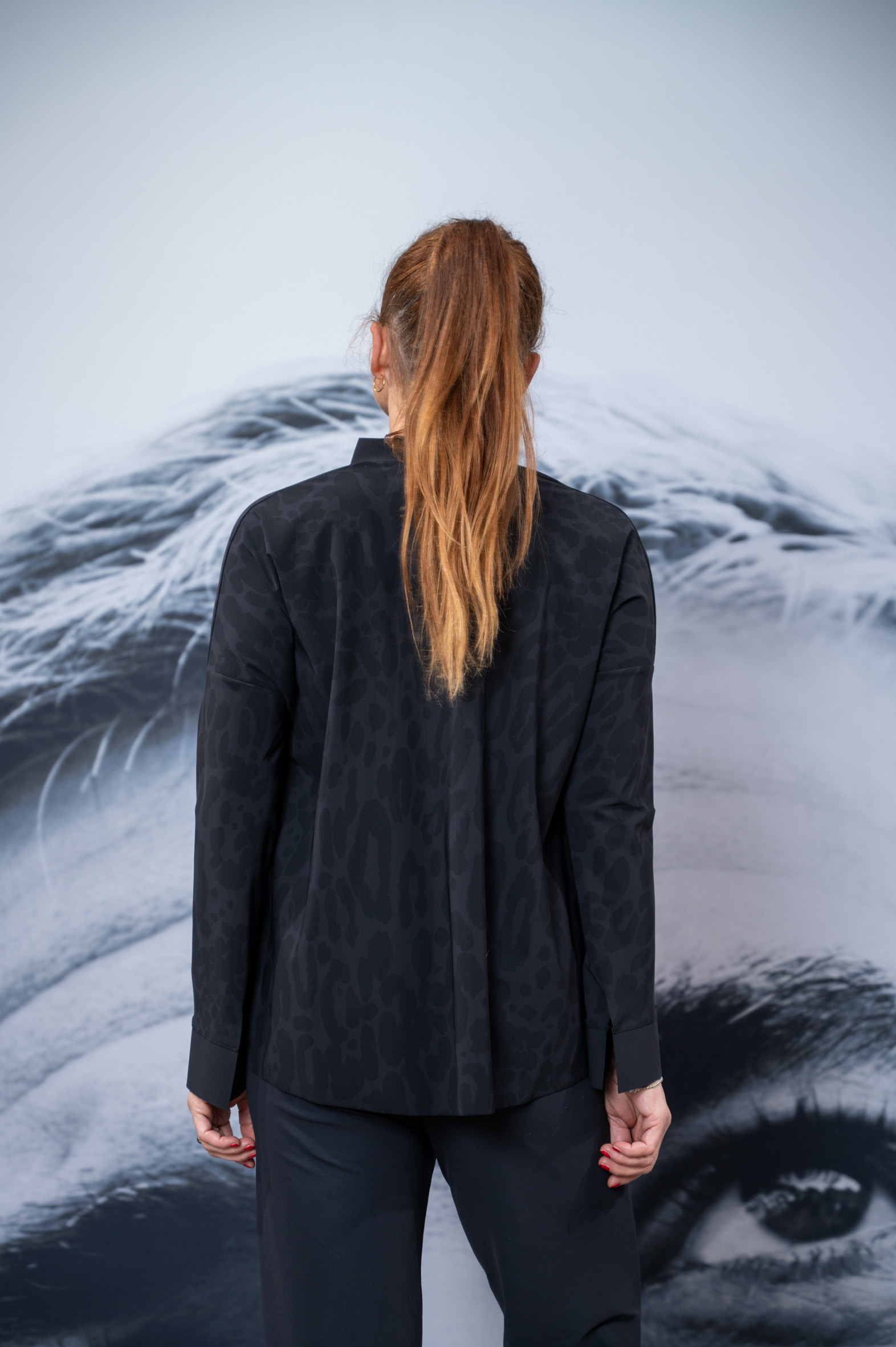 SASSENBACH_Style Bluse LIA leo schwarz
