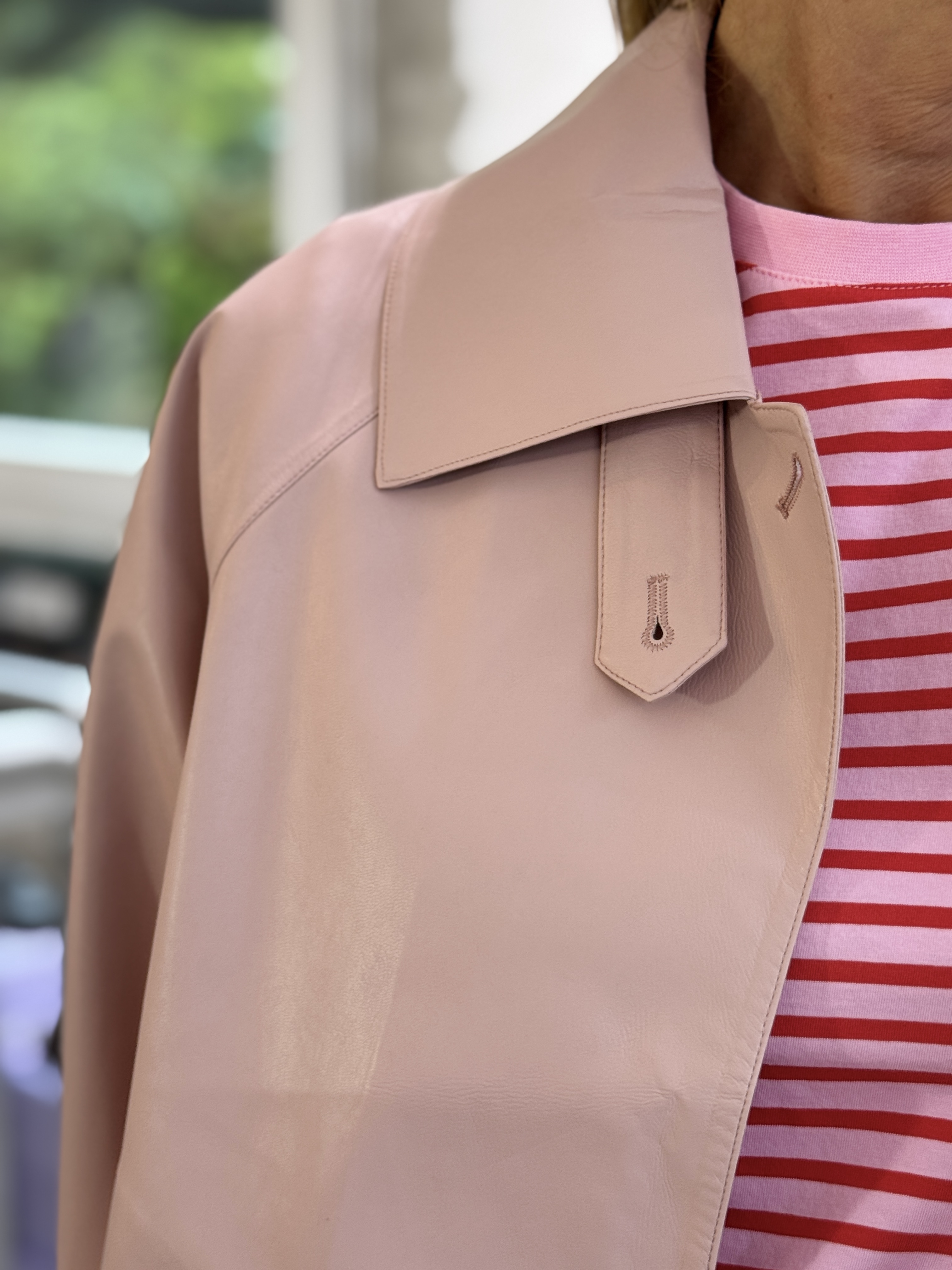 PRIDE TO BE Vegane Lederjacke rosé