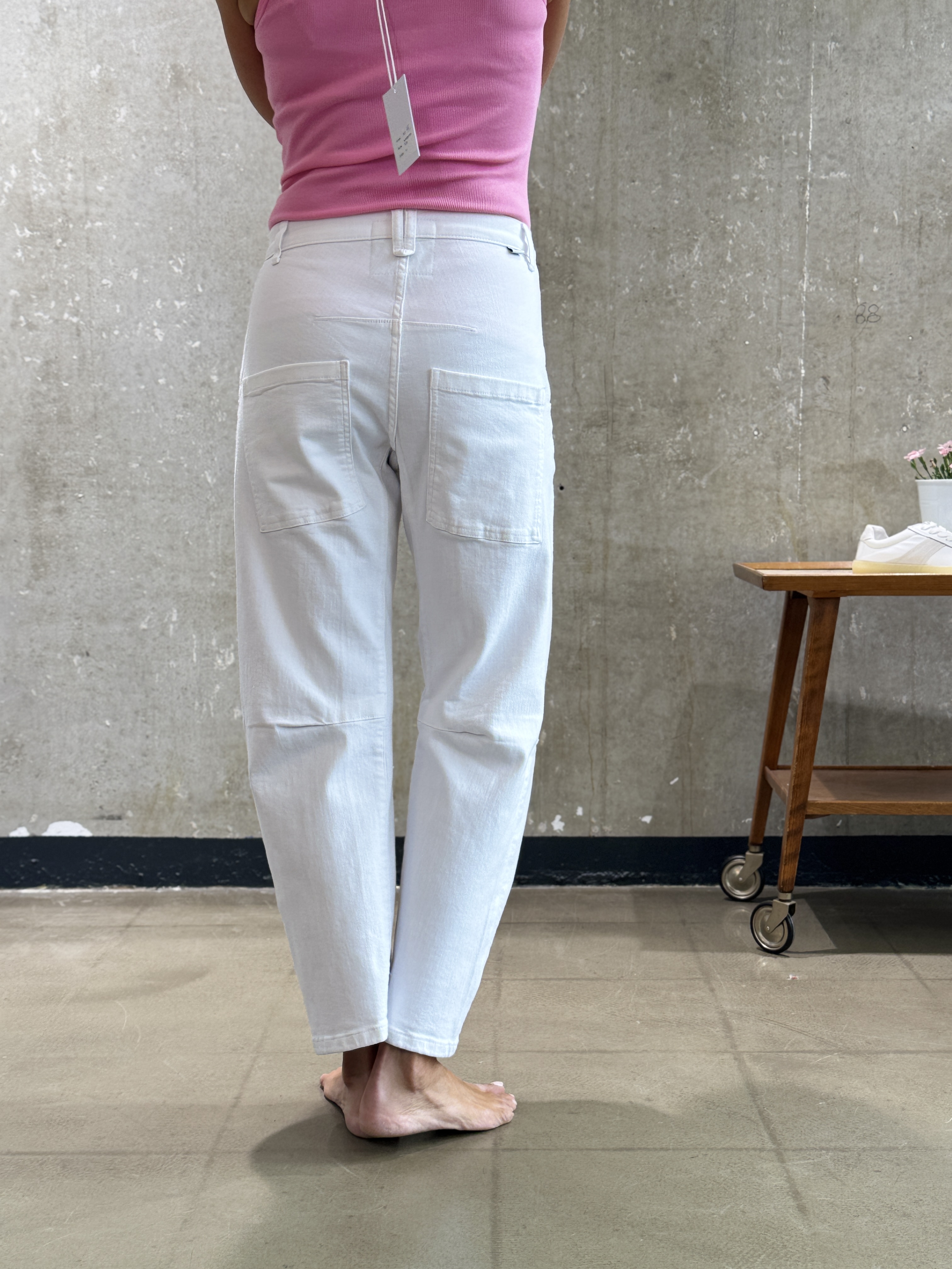 NARLI Jeans O-Shape weiss