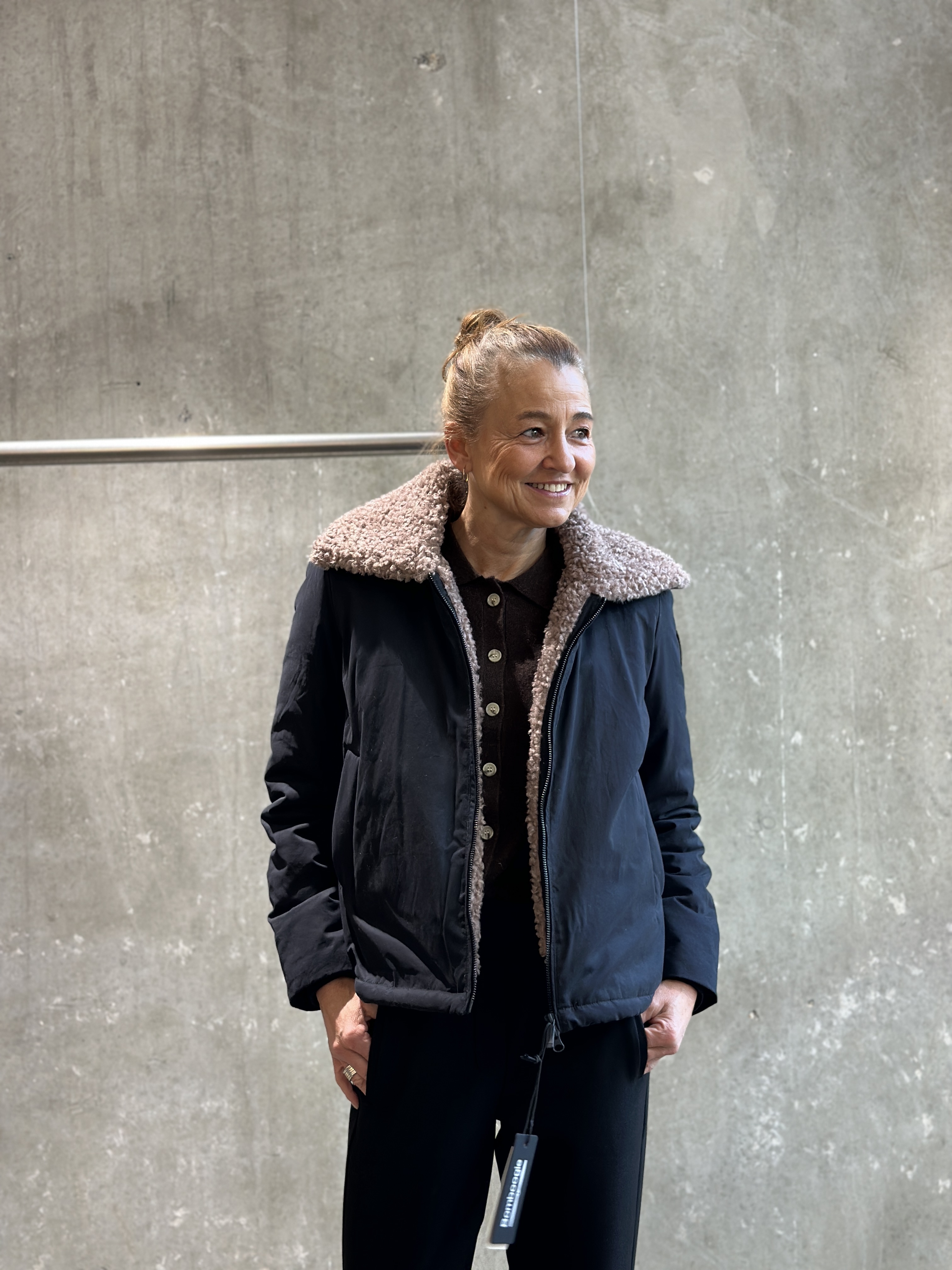 BOMBOOGIE Kurzfell-Jacke