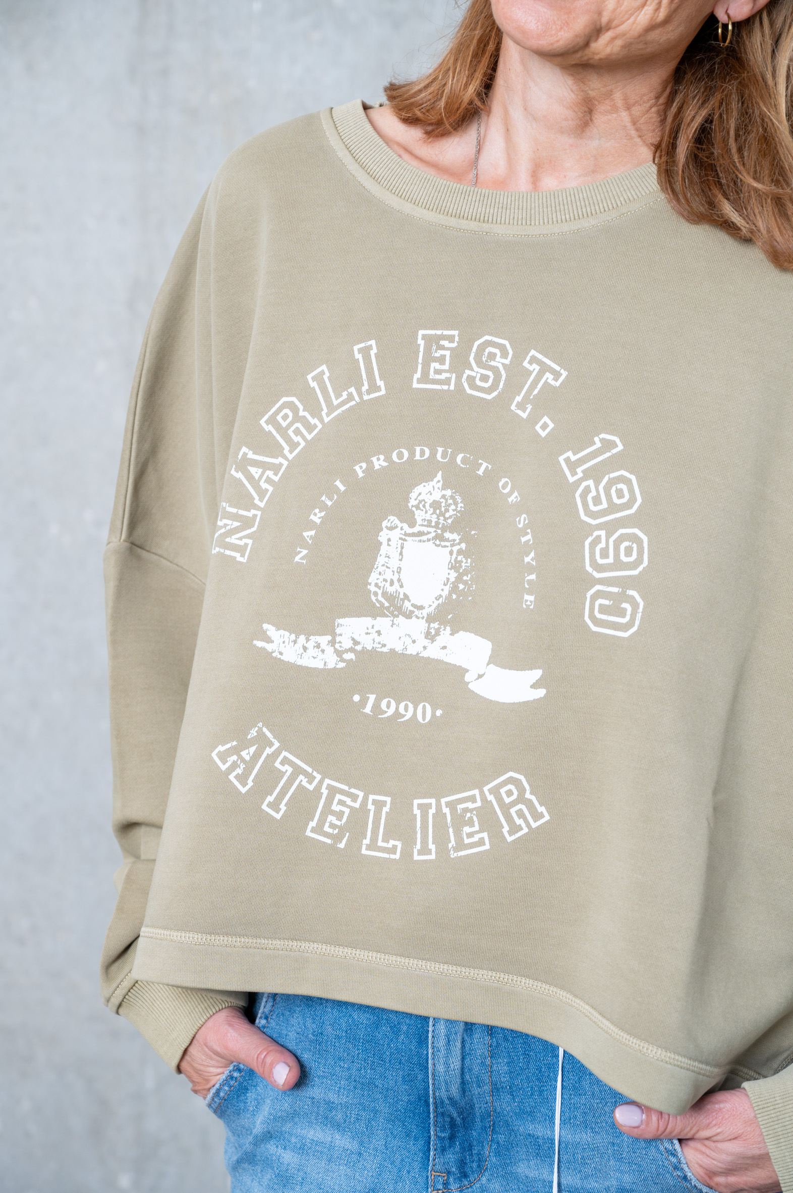 NARLI Sweat mit Aufdruck in 5 Farben