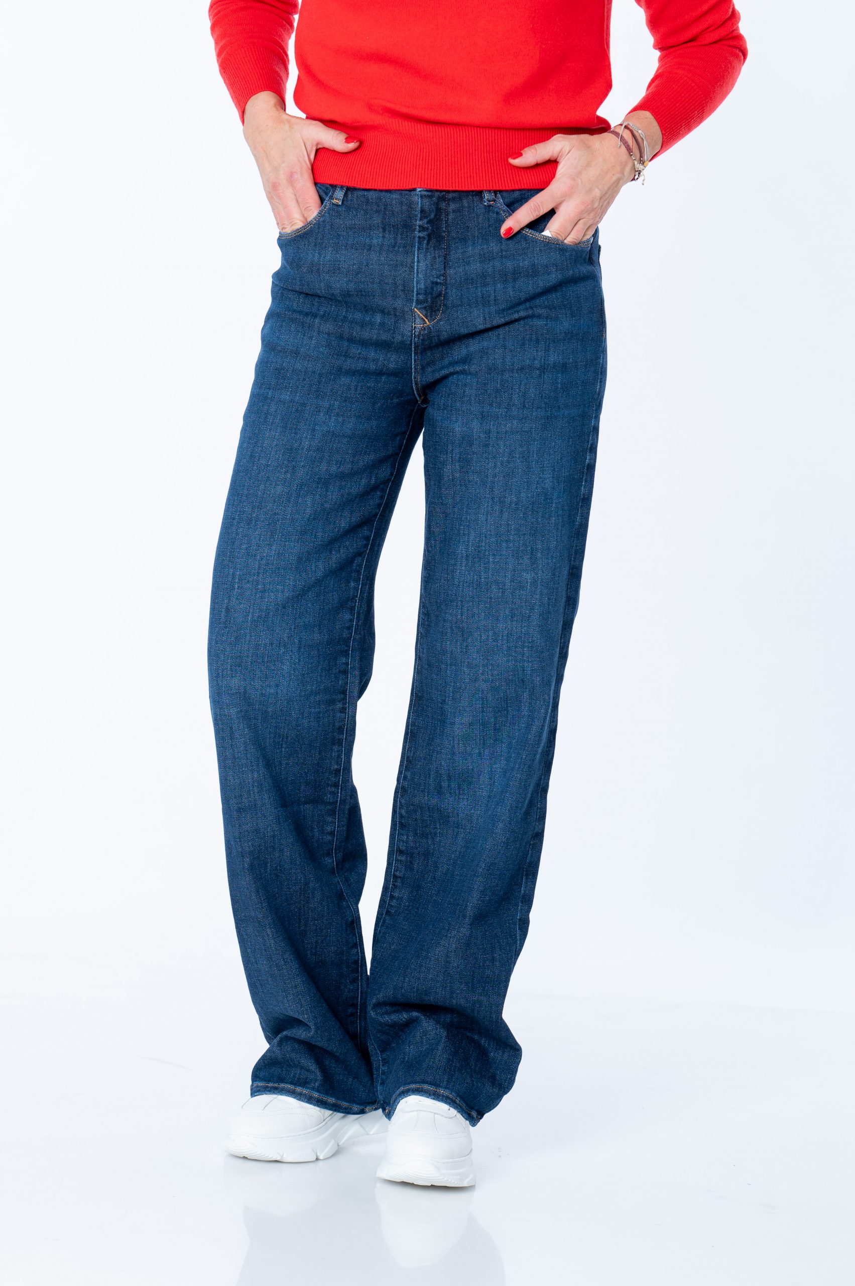 DAWN Jeans DEW Flared Soft Denim classic dark blue