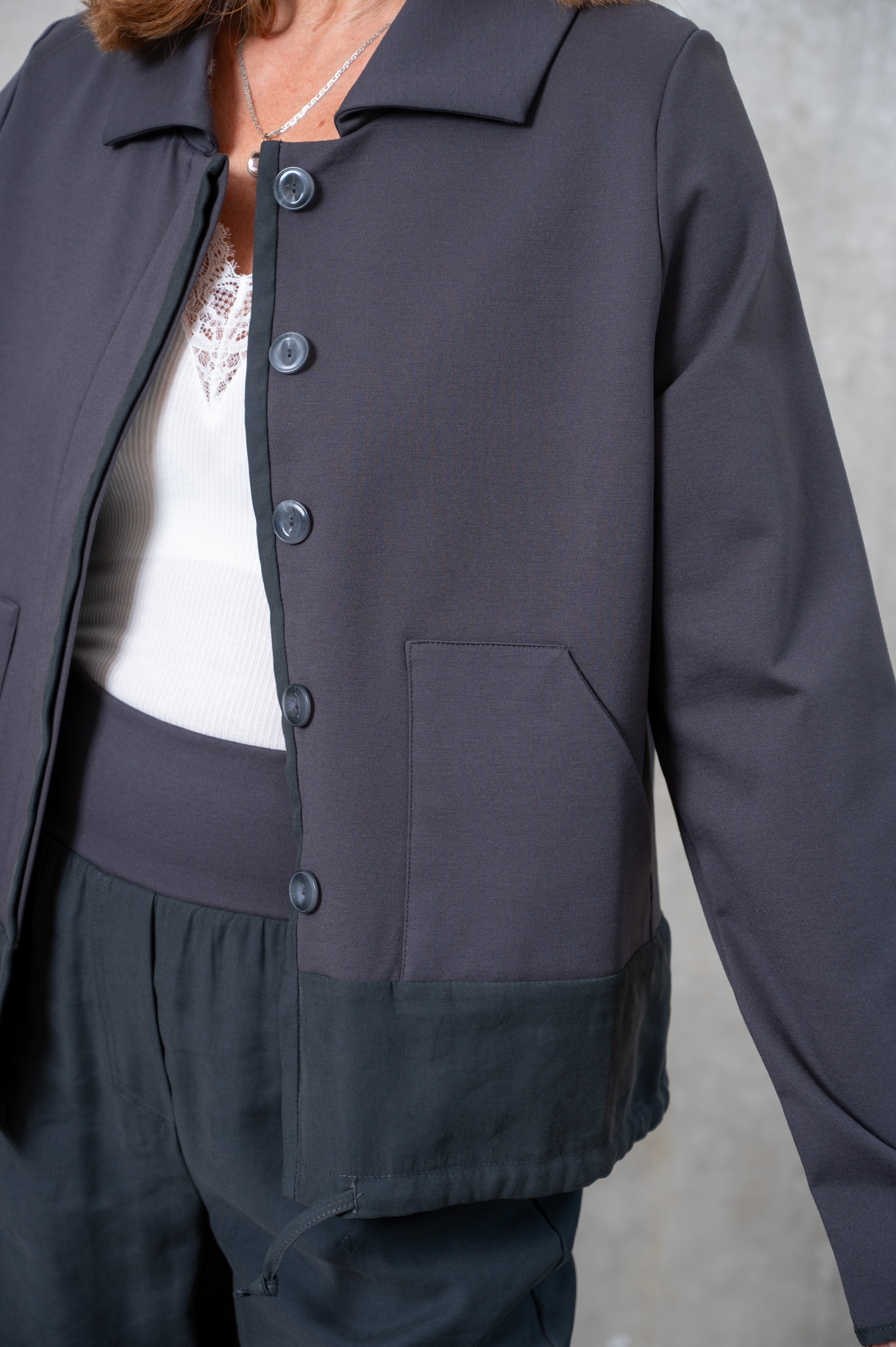 ANIA SCHIERHOLT Jacke 3352/66 anthra