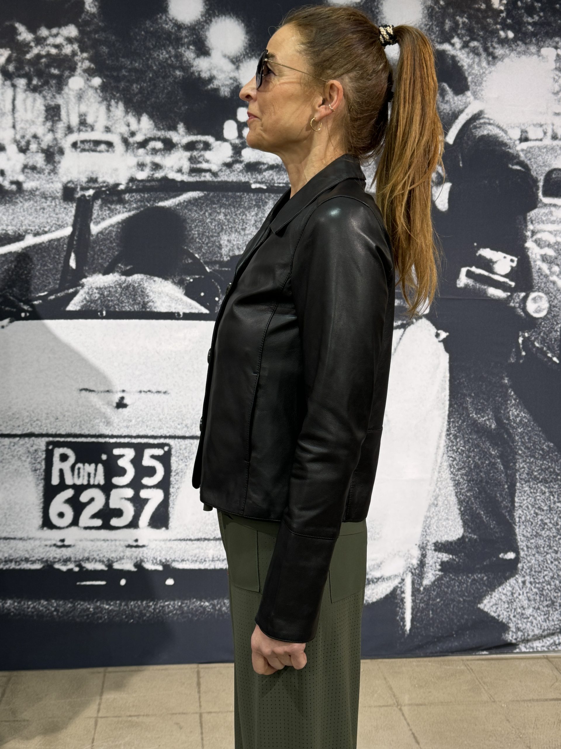 OAKWOOD Lederjacke LEXIA in light camel und schwarz OAKWOOD Lederjacke LEXIA in light camel und schwarz