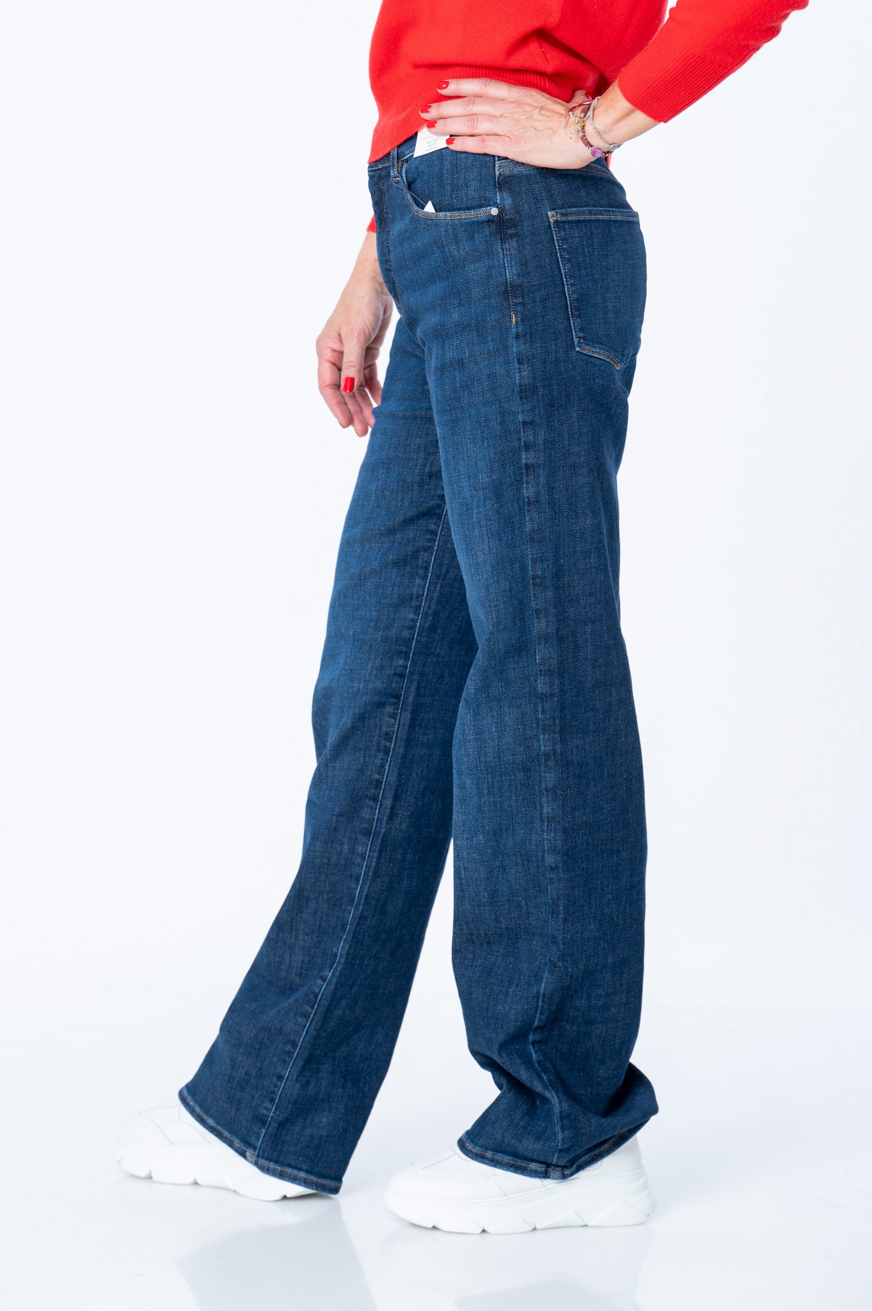 DAWN Jeans DEW Flared Soft Denim classic dark blue