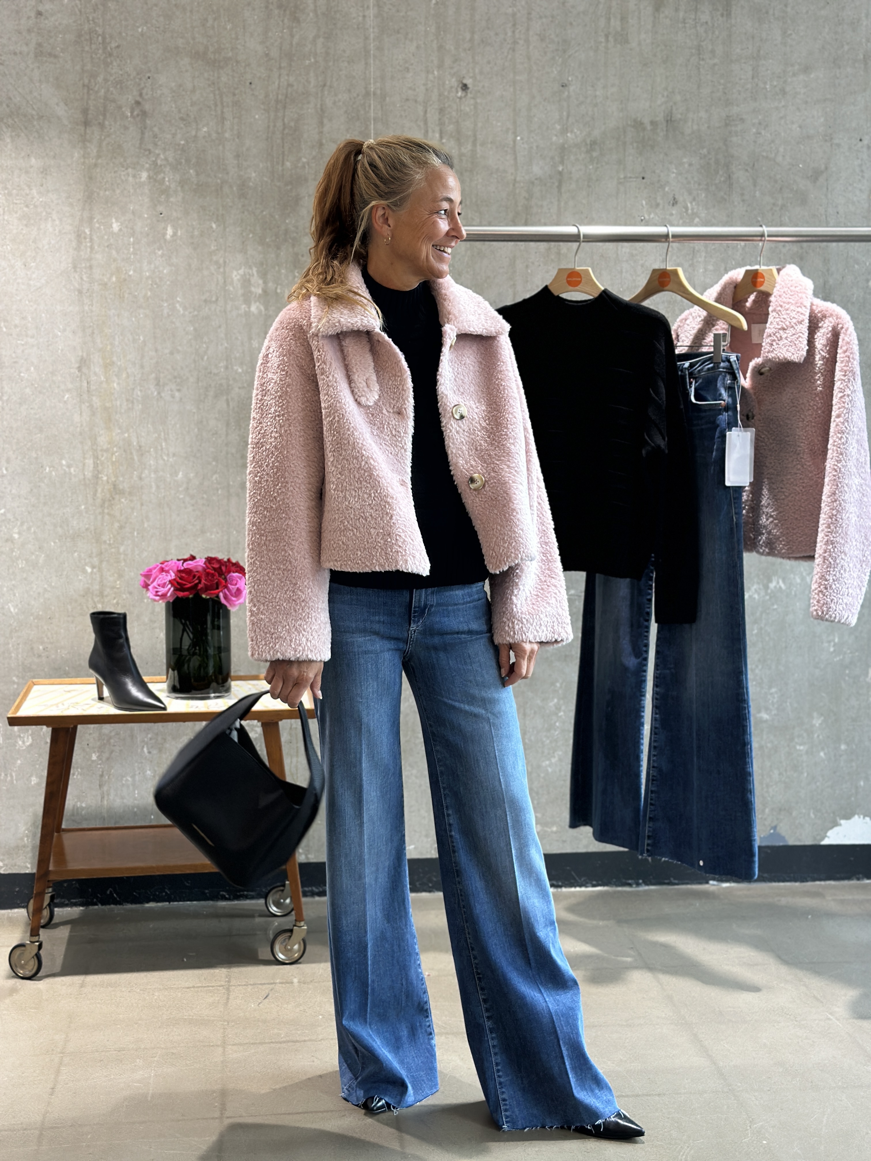 PRIDE TO BE Maerden Fur Jacke HELI brown & rose PRIDE TO BE Maerden Fur Jacke HELI brown & rose