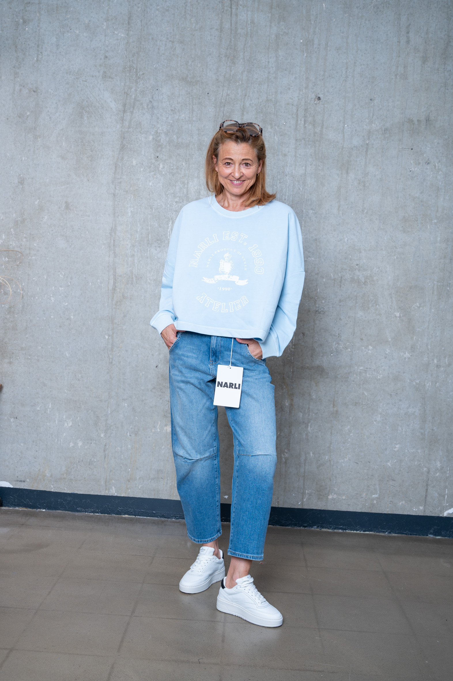 NARLI Sweat mit Aufdruck in 5 Farben