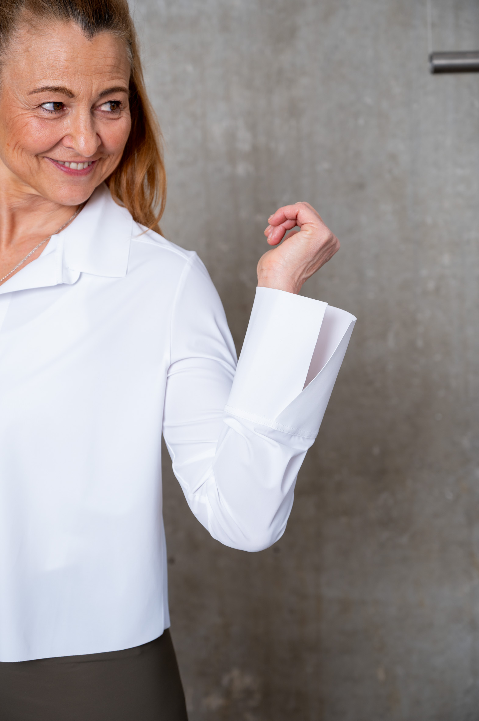 SASSENBACH_STYLE Bluse FILA weiss