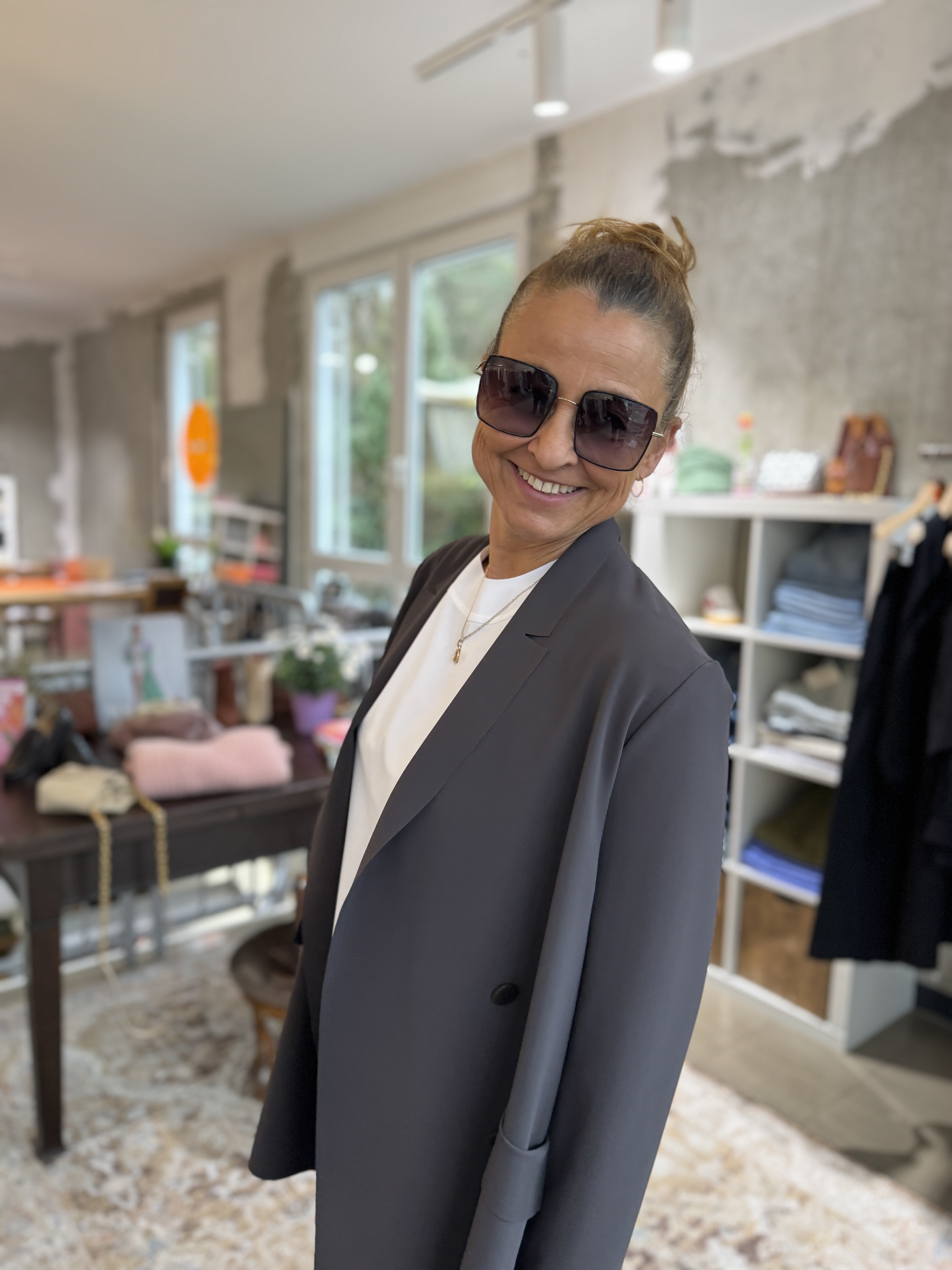 SASSENBACH_Style Blazer SCOUT braun