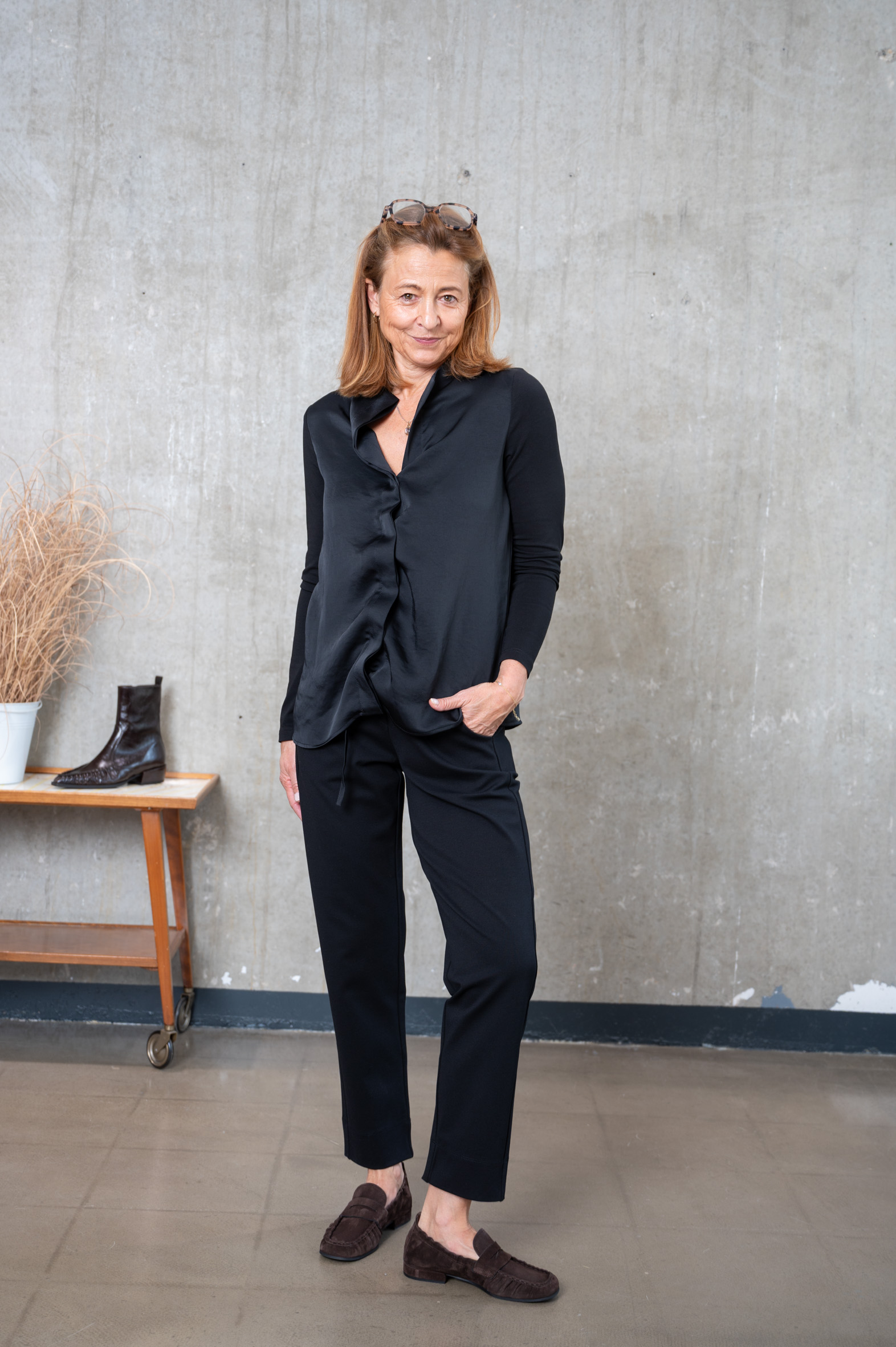 ANIA SCHIERHOLT Bluse3337/88 schwarz
